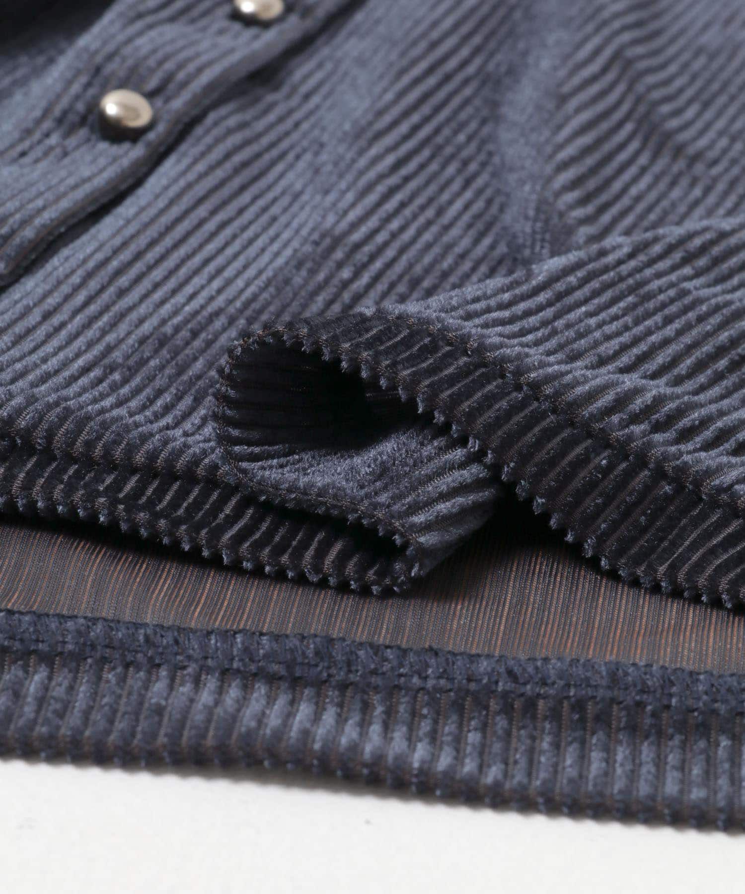 URBAN RESEARCH ROSSO「F by ROSSO　シアーリブベロアコンパクトカーディガン」|カーディガン|