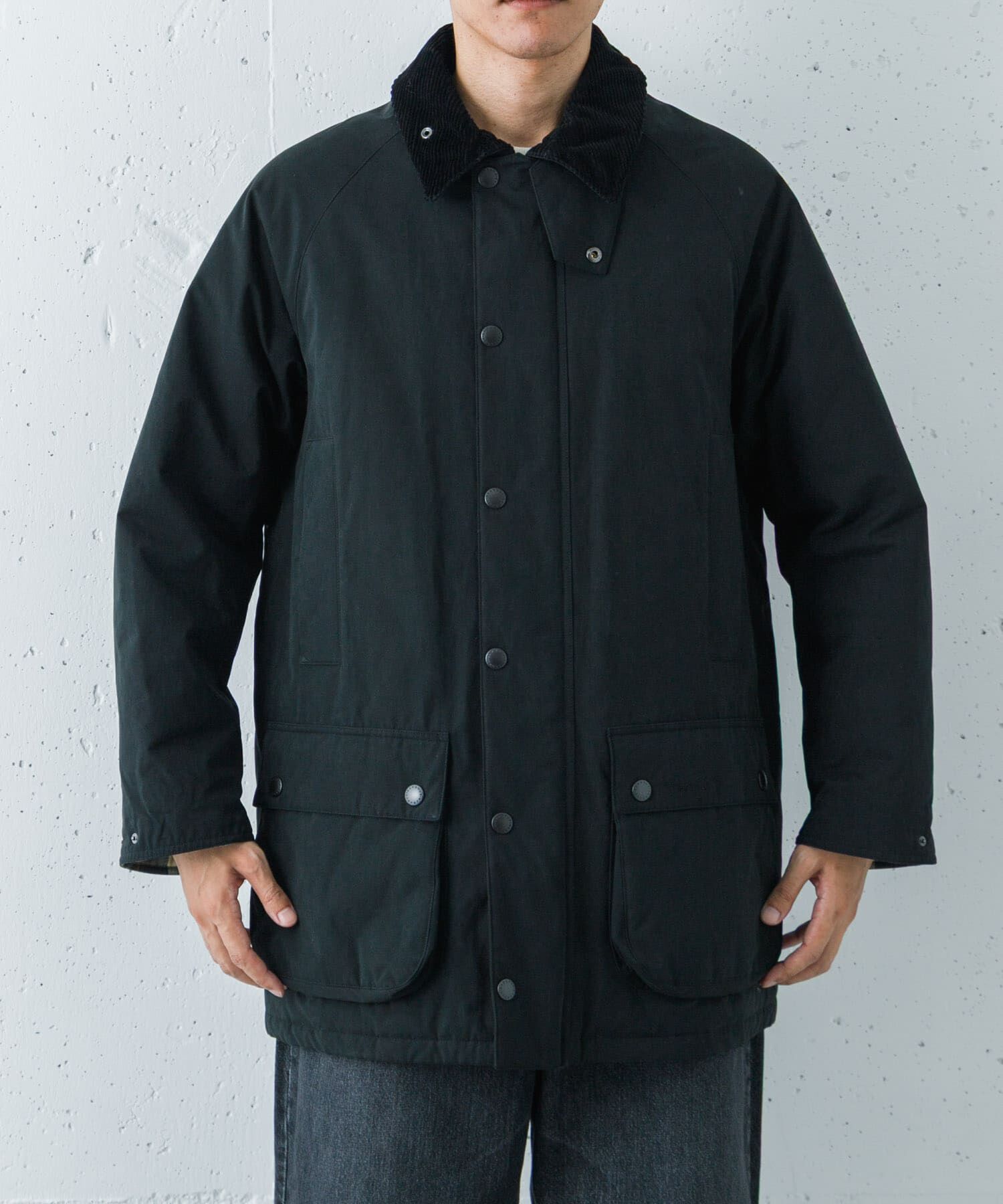 URBAN RESEARCH「『別注』Barbour / URBAN RESEARCH　PADDED OS BEAUFORT」|ノーカラーコート|