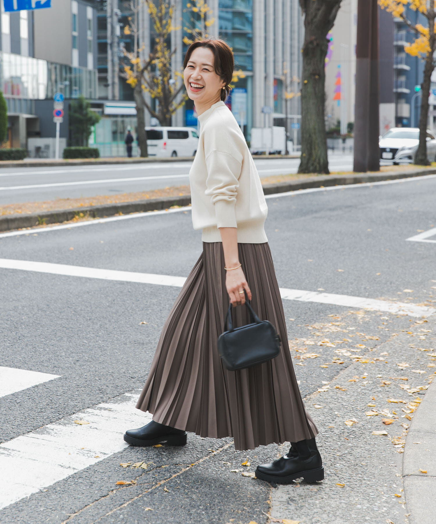 URBAN RESEARCH DOORS「『蓄熱/洗濯可』ボトルネックKNITプルオーバー」|ニット・セーター|