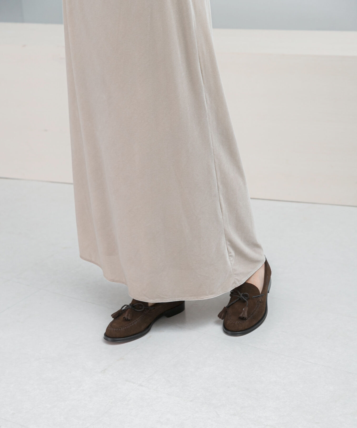 URBAN RESEARCH ROSSO「ベロアロングスカート」|スカート|