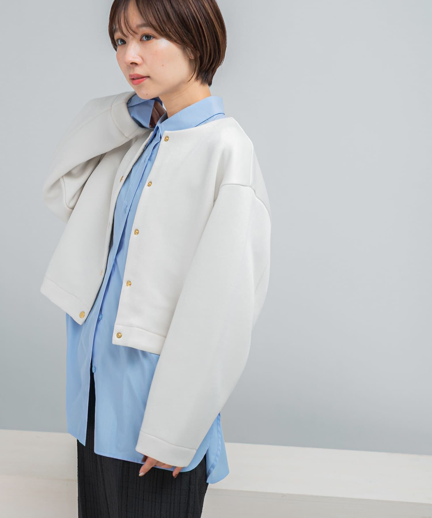 URBAN RESEARCH ROSSO「ブライトダンボール釦デザインプルオーバー」|その他|