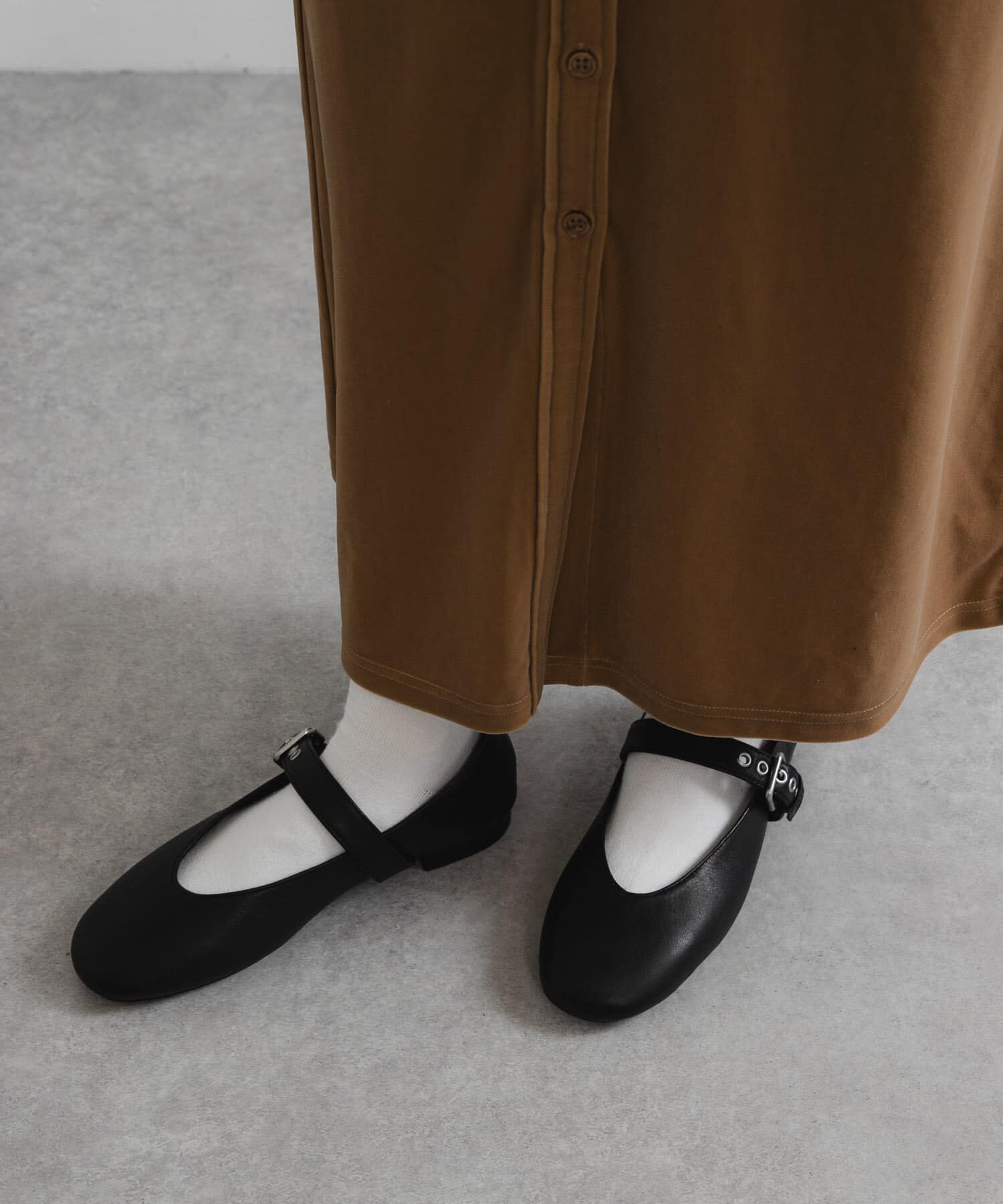 URBAN RESEARCH「レザーバレエシューズ」|バレエシューズ|