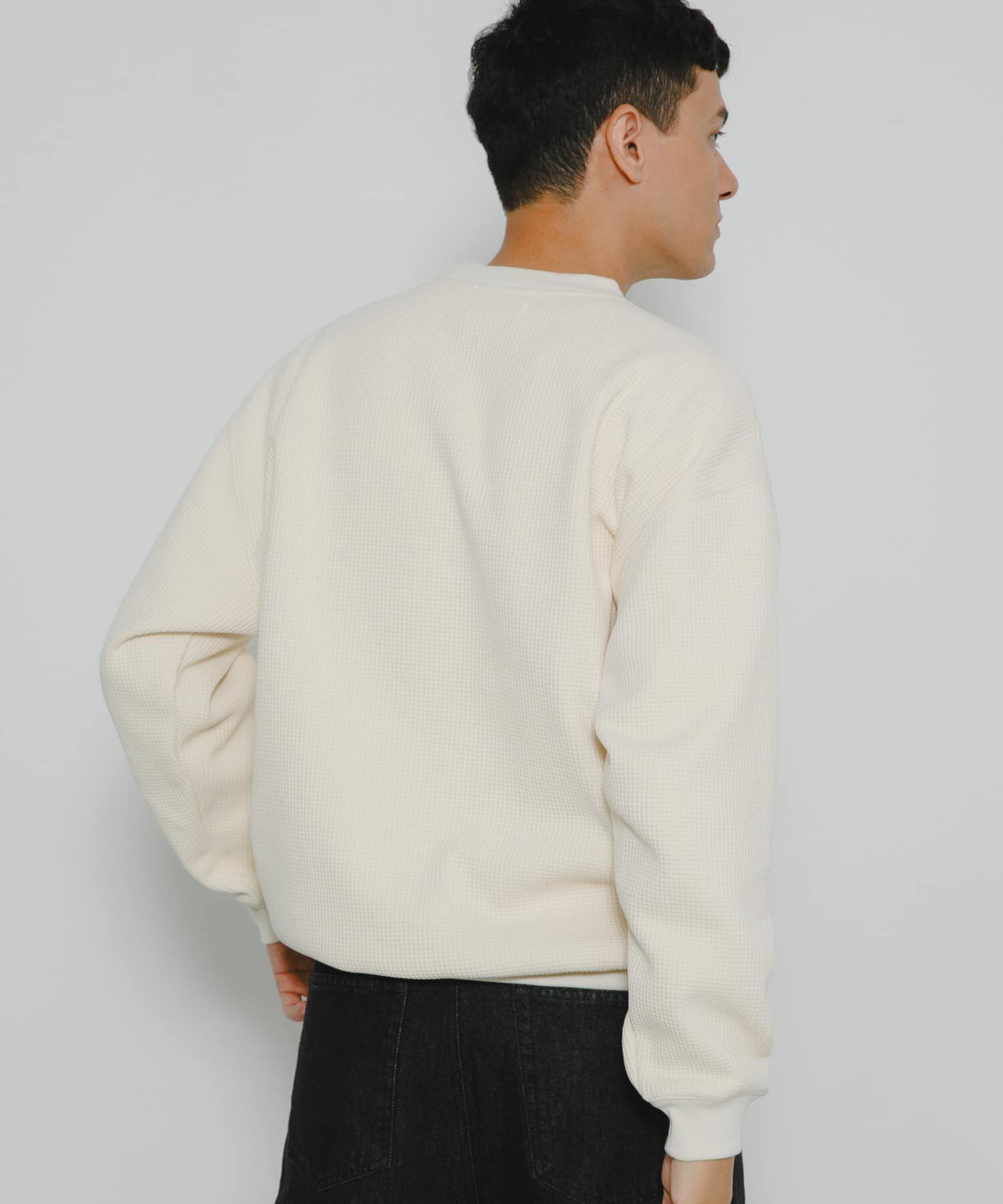 Sonny Label 「裏起毛ワッフルリラックスフィットプルオーバー」|Tシャツ・カットソー|