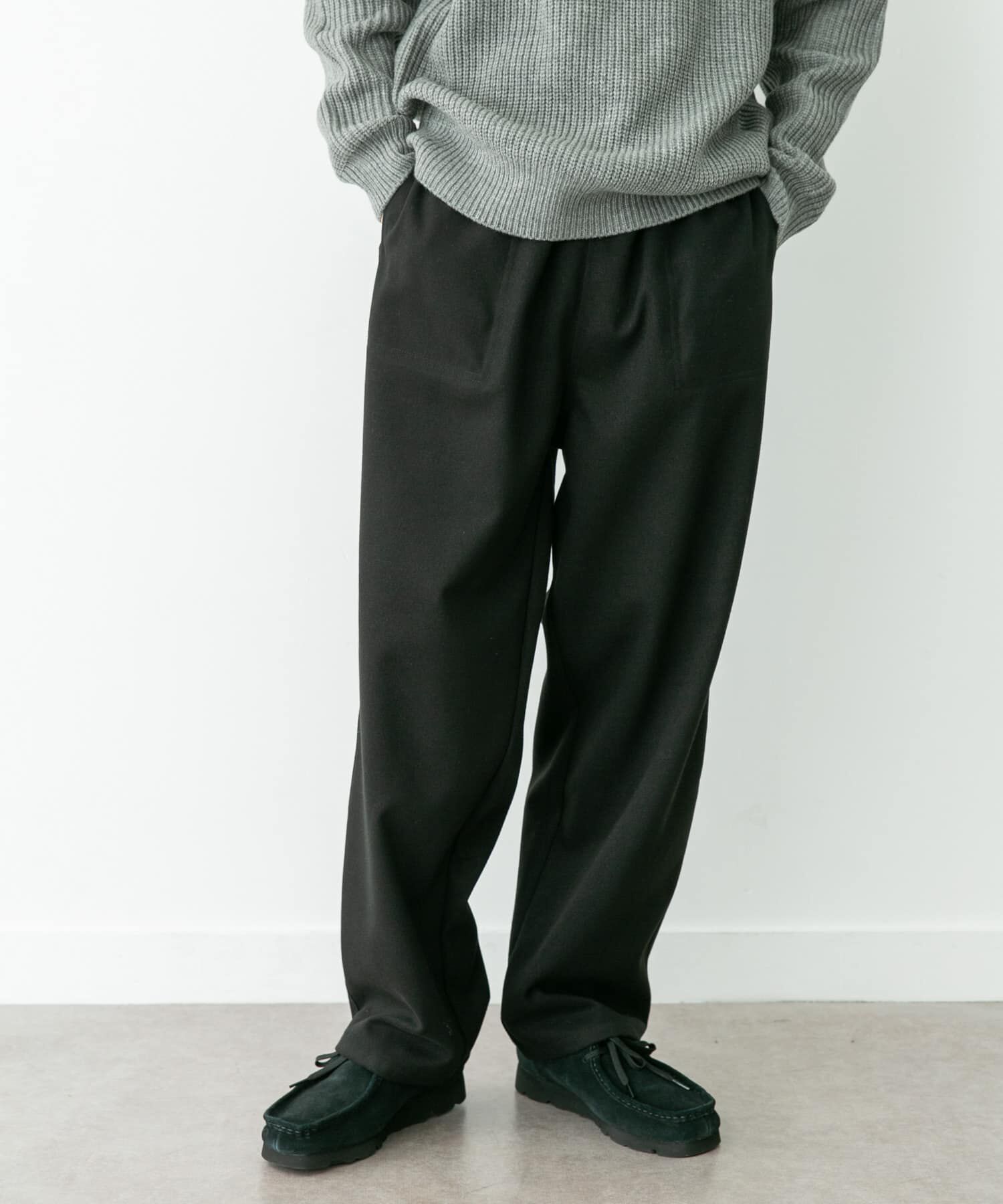 Sonny Label 「裏起毛ユーティリティイージーパンツ」|その他|ブラック