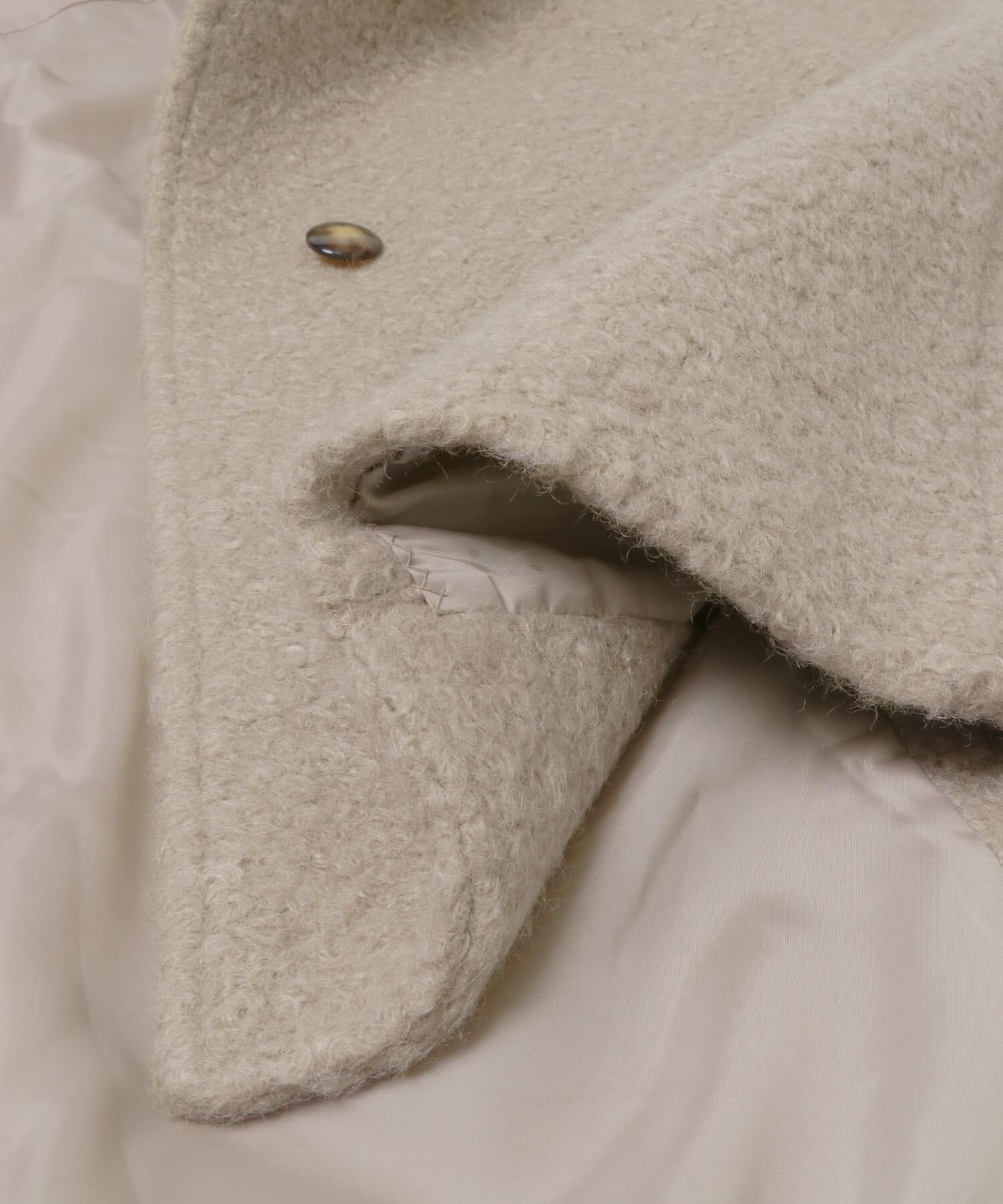 URBAN RESEARCH ROSSO「F by ROSSO　『UR TECH』ブークレステンカラーコート」|ステンカラーコート|