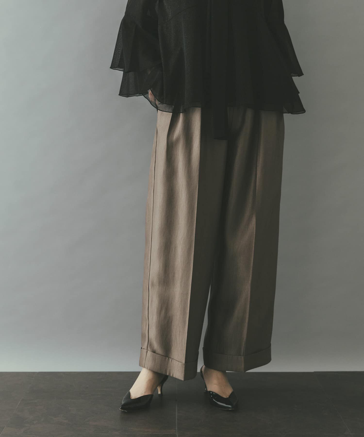 URBAN RESEARCH ROSSO「ブライトツイルタックパンツ」|その他|