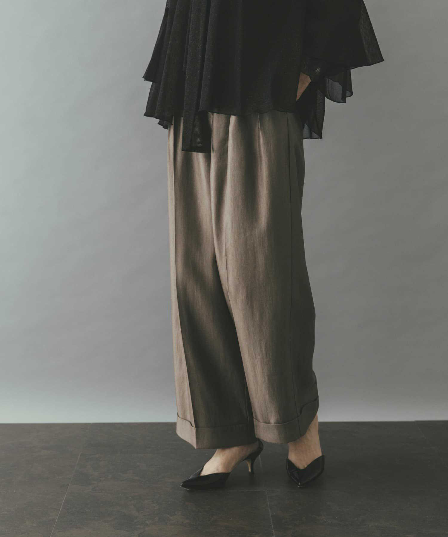 URBAN RESEARCH ROSSO「ブライトツイルタックパンツ」|その他|