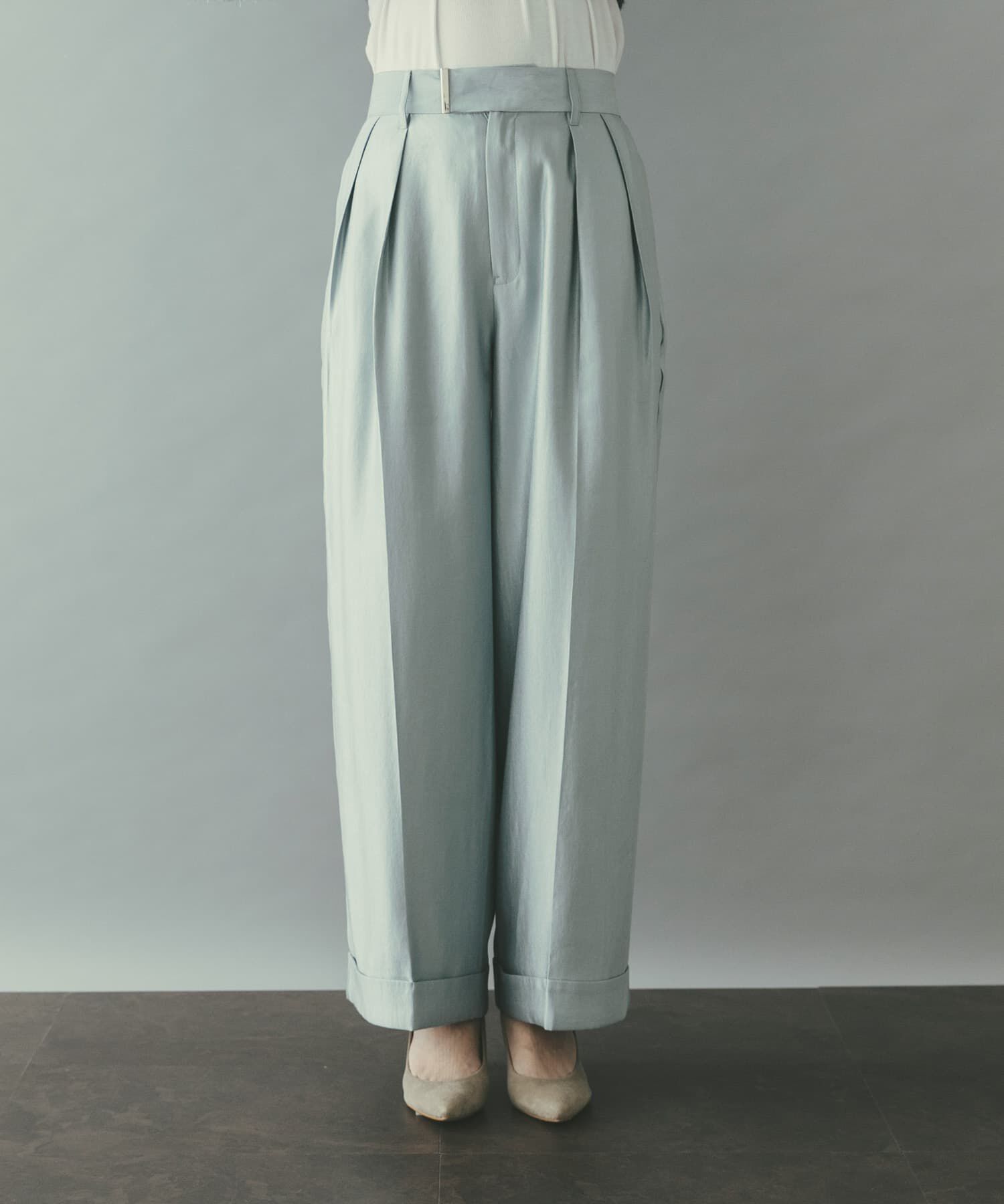 URBAN RESEARCH ROSSO「ブライトツイルタックパンツ」|その他|