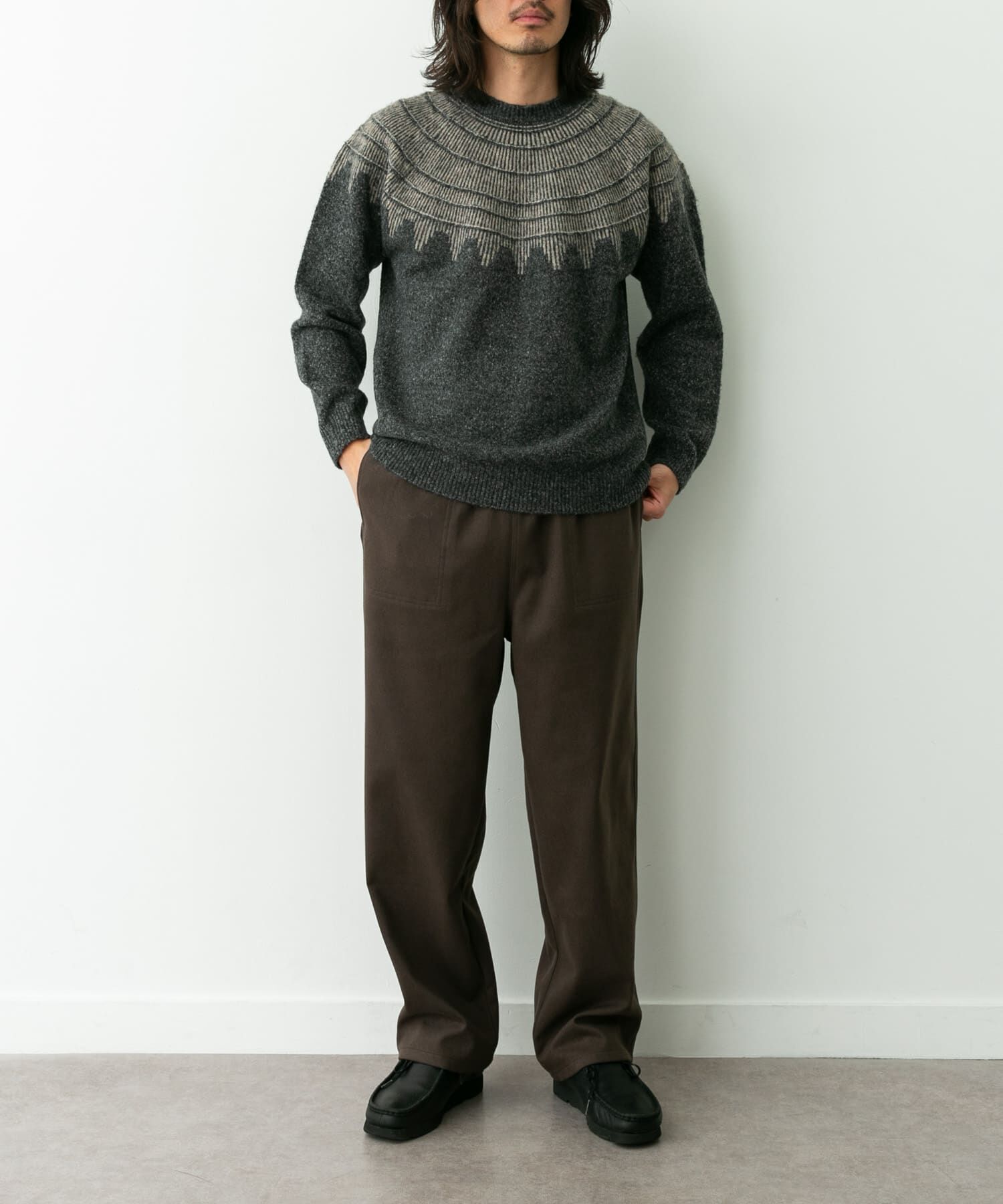 Sonny Label 「フェアアイル柄ニットプルオーバー」|ニット・セーター|