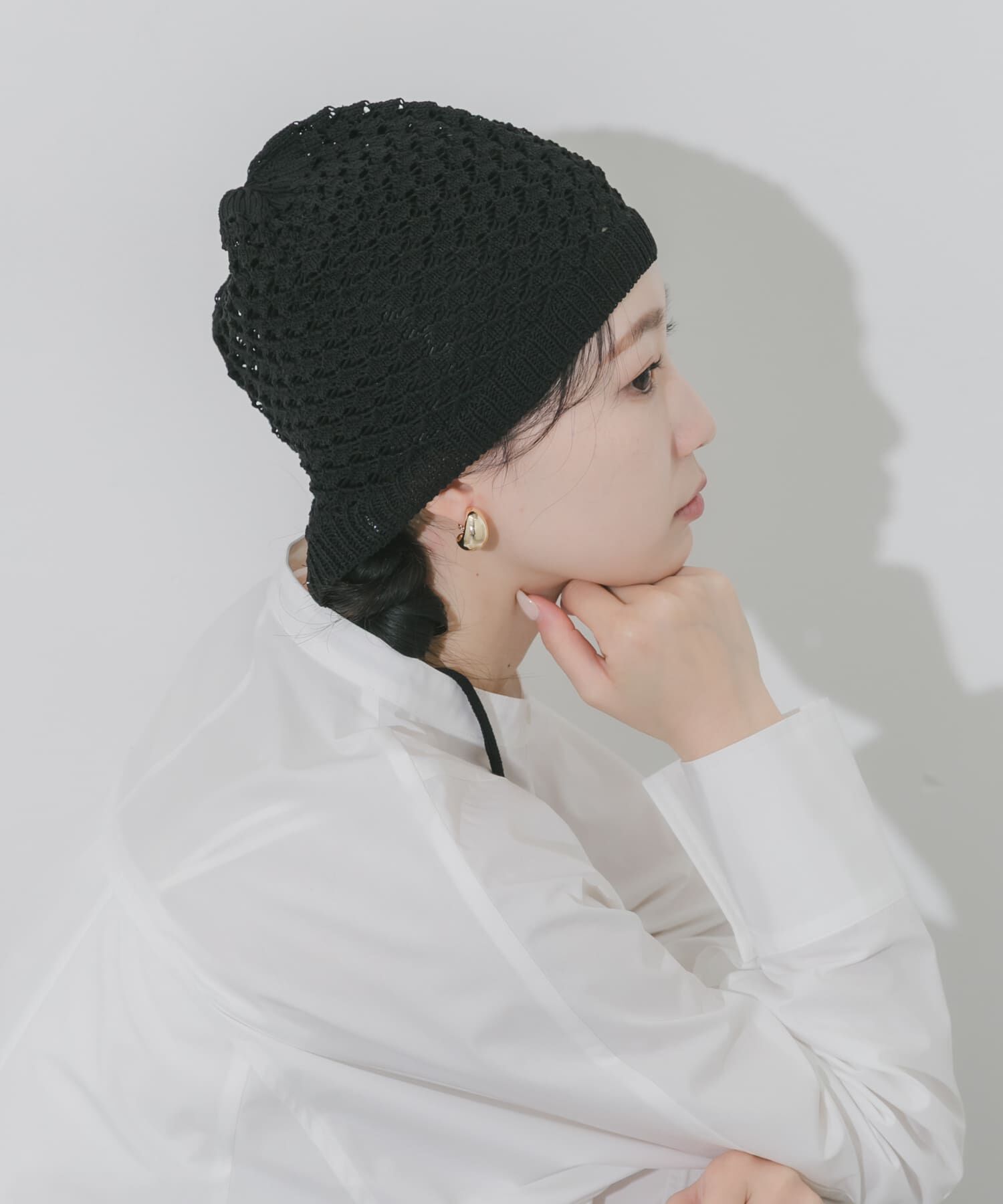 SMELLY「ニットボンネット」|ニット帽|