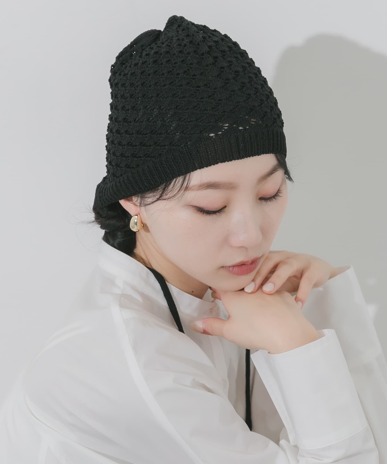 SMELLY「ニットボンネット」|ニット帽|