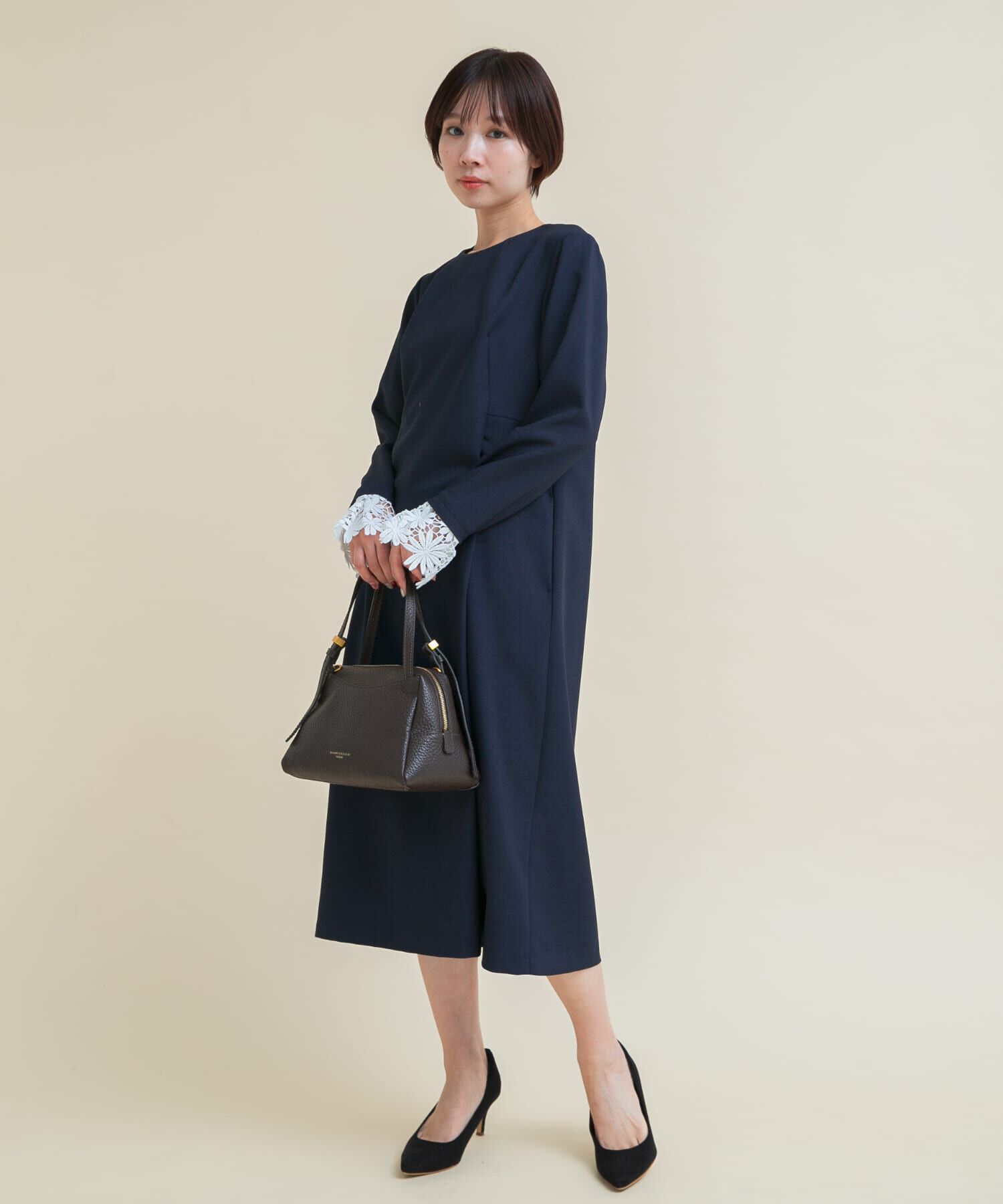 URBAN RESEARCH ROSSO「『WEB限定』袖レースワンピース」|ワンピース|