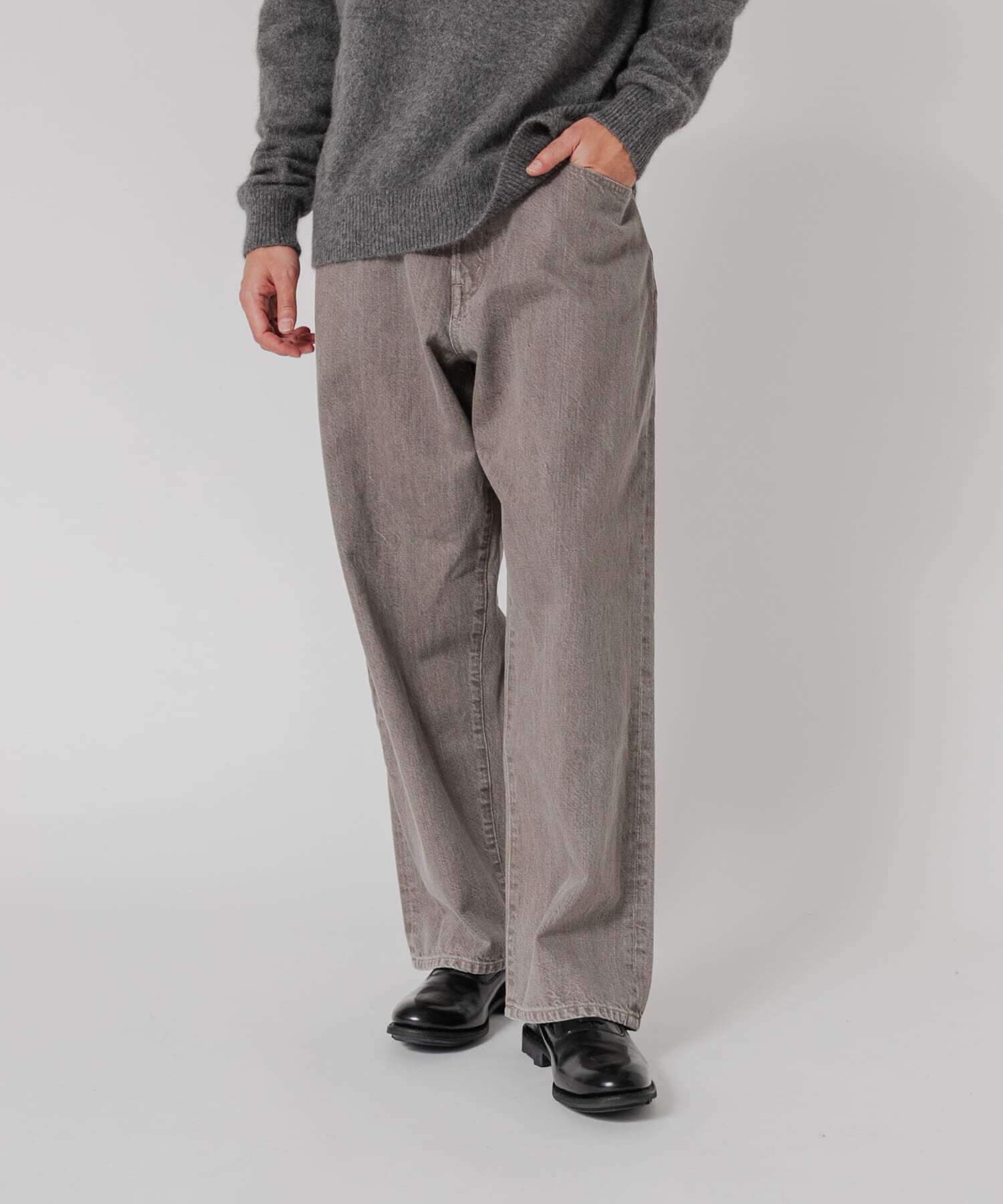 URBAN RESEARCH「11.8oz COL/DENIM WIDE PANTS」|デニム|