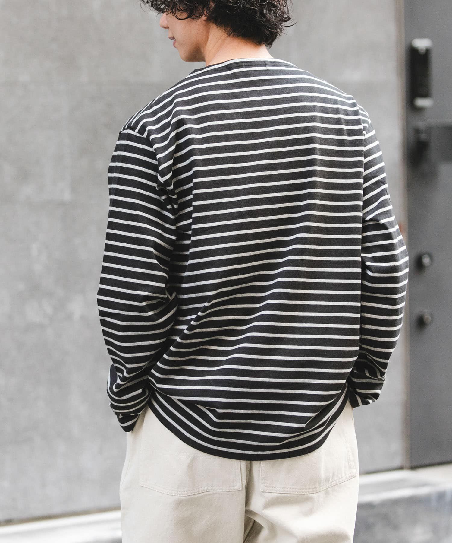 URBAN RESEARCH DOORS「FORK&SPOON　ボートネックボーダー」|Tシャツ・カットソー|