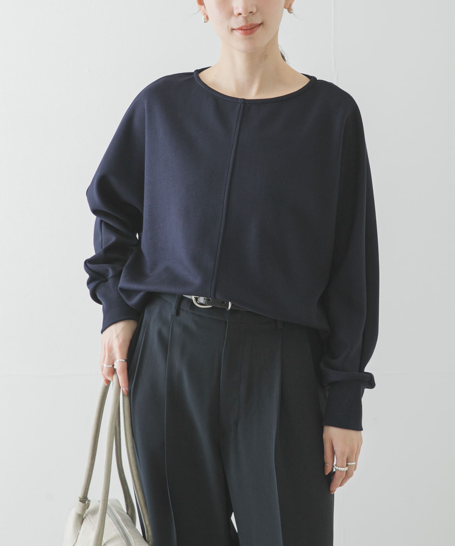 URBAN RESEARCH「ダンボールドルマントップス」|スウェット・ジャージ|ネイビー