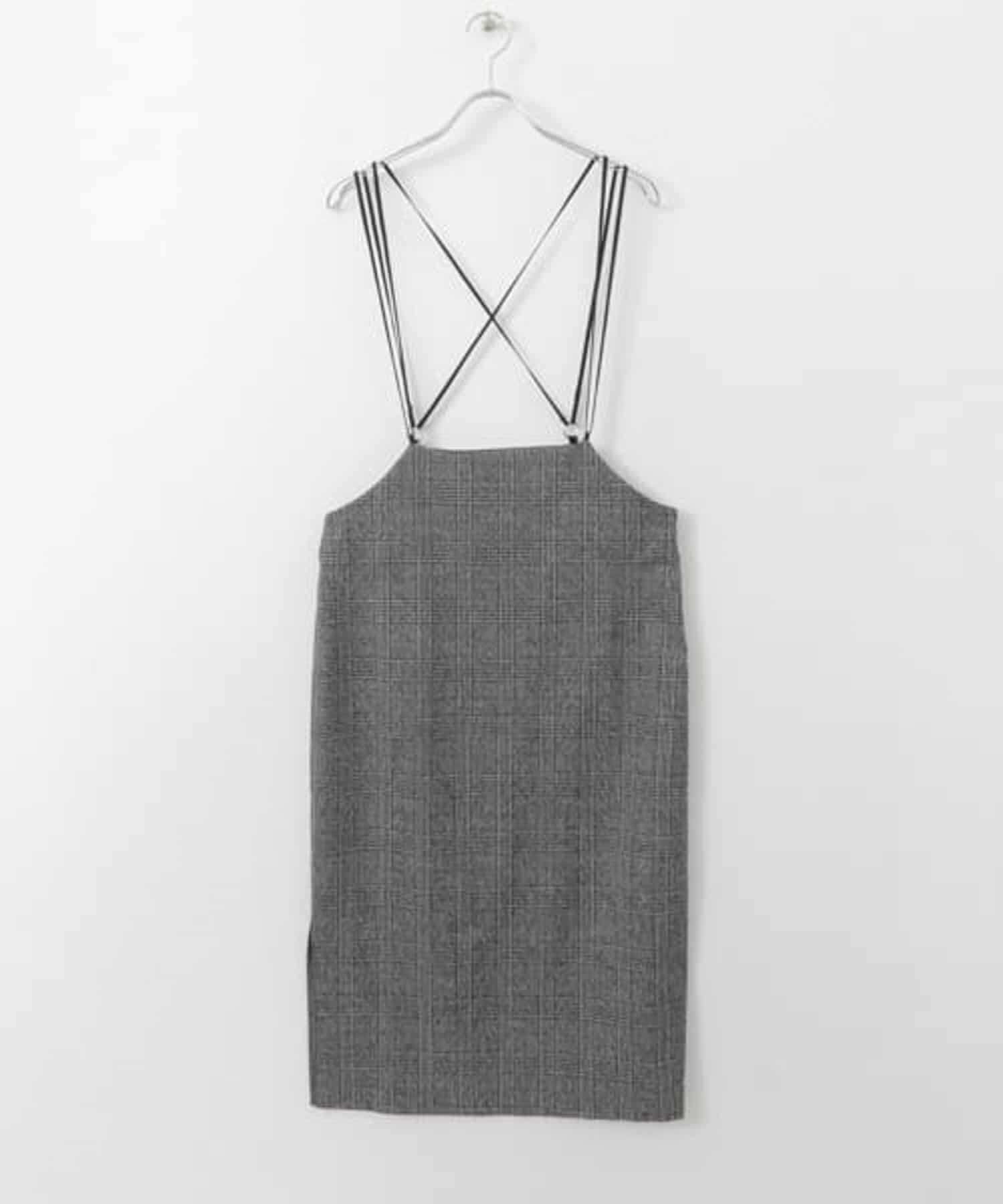  「バッククロスハイウエストスカート」|スカート|グレー系その他