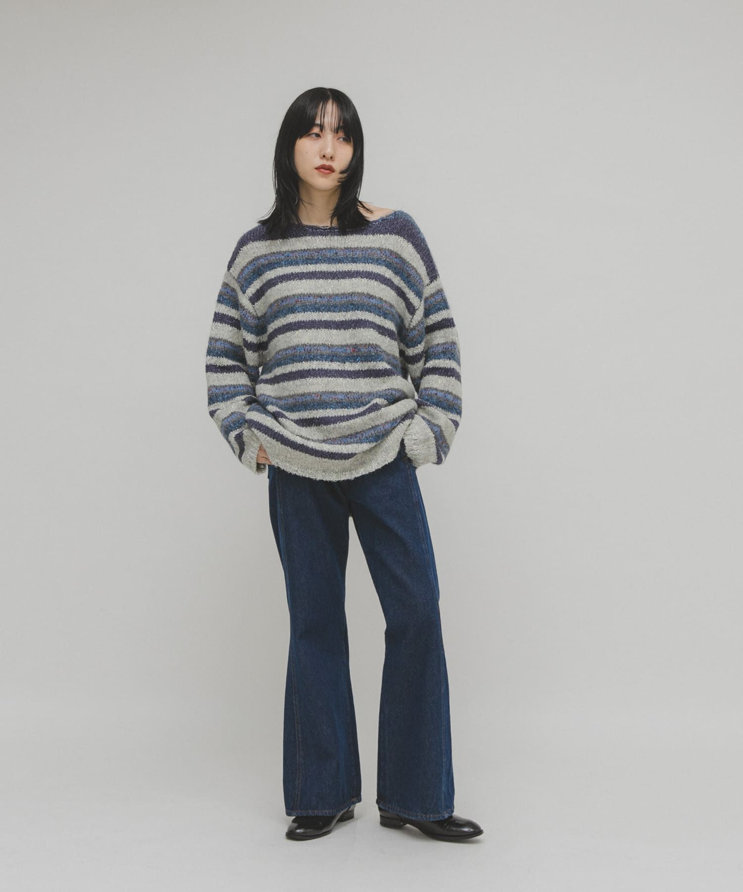  「シームポケットフレアデニム」|デニム|