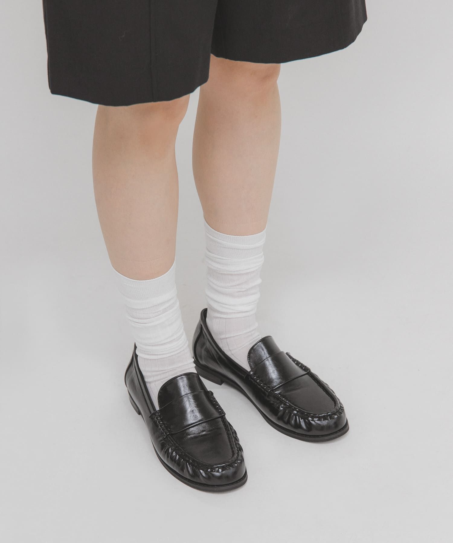  「ギャザーデザインローファー」|その他|