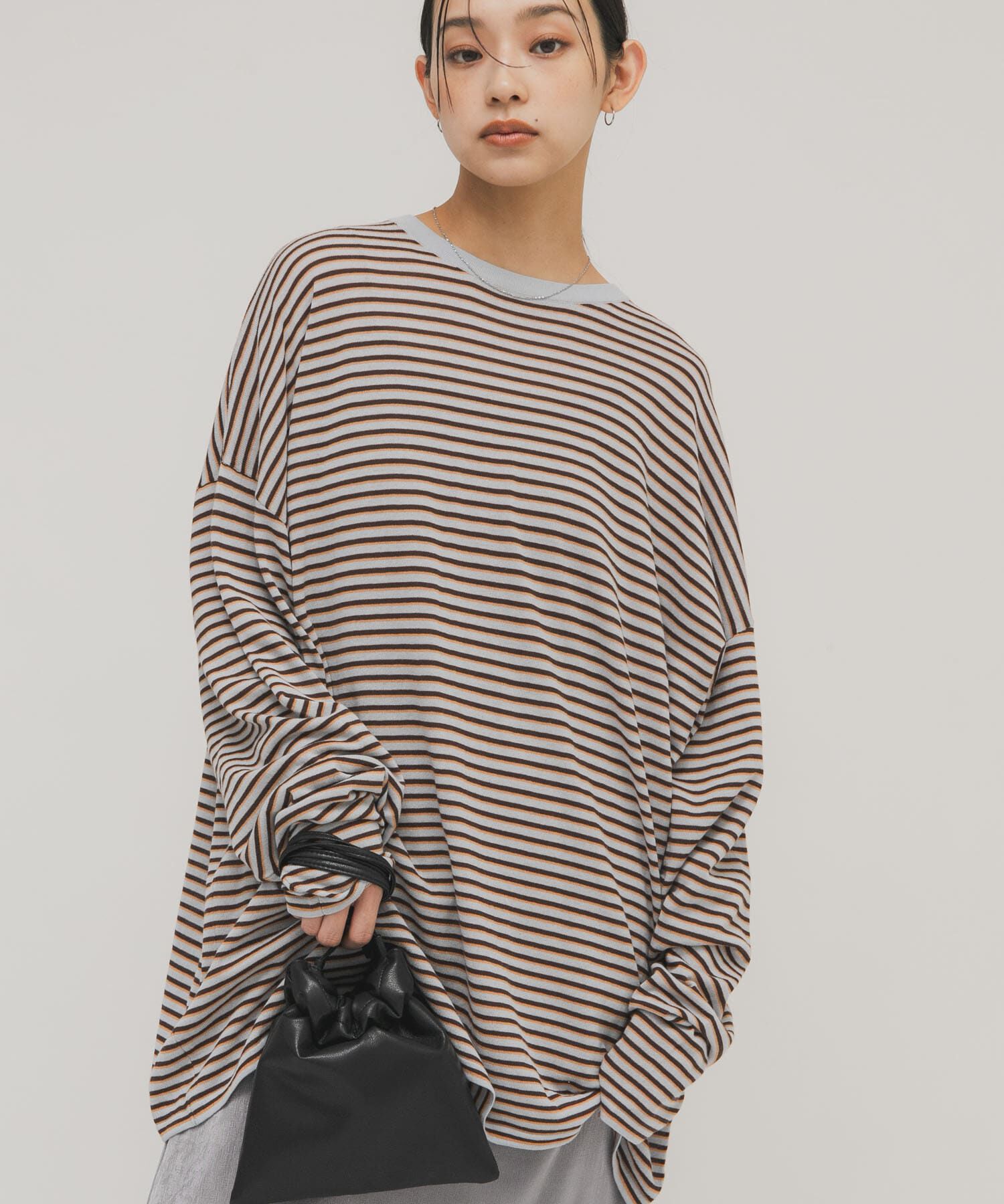  「シアーボーダールーズニット」|ニット・セーター|