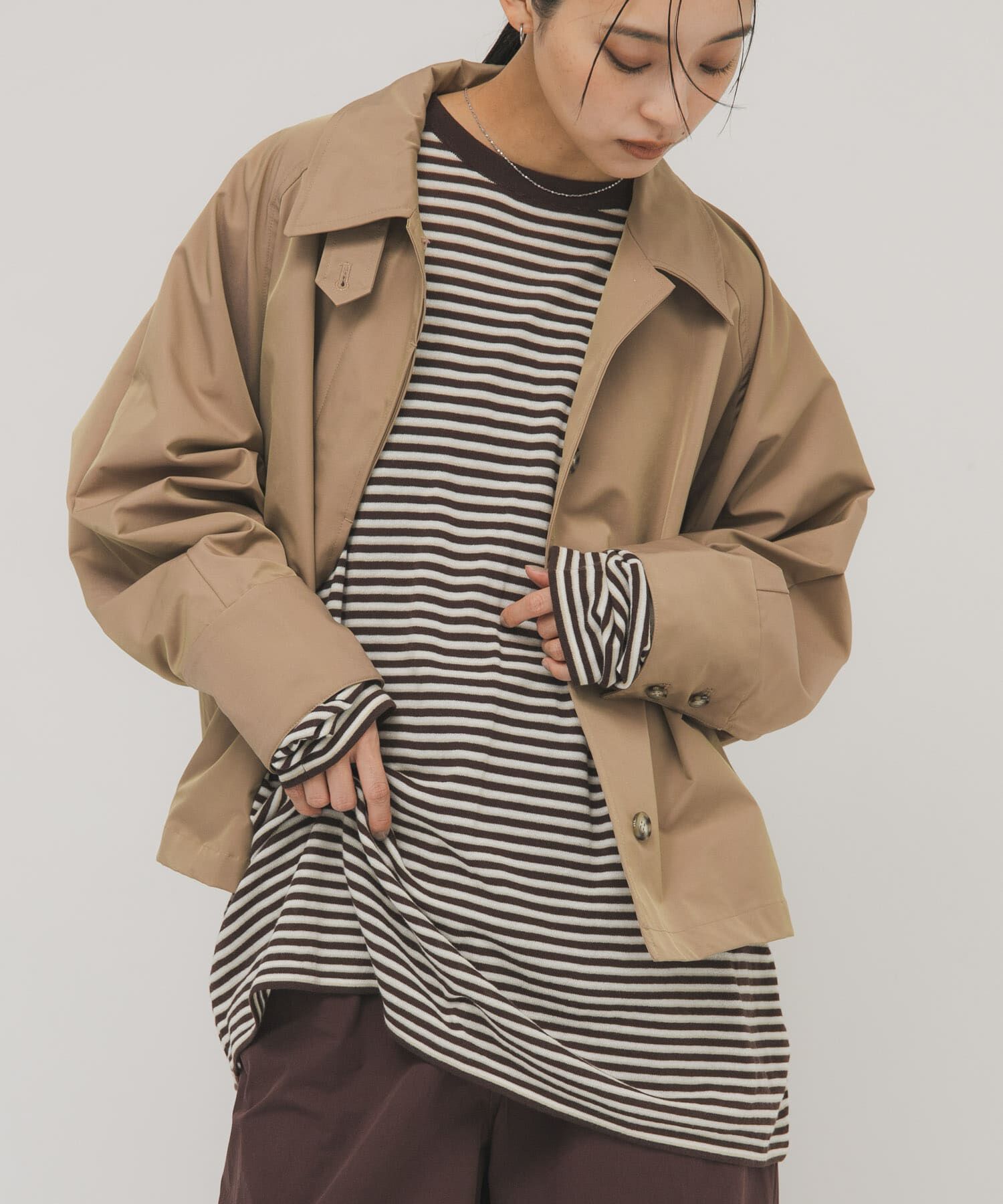  「シアーボーダールーズニット」|ニット・セーター|