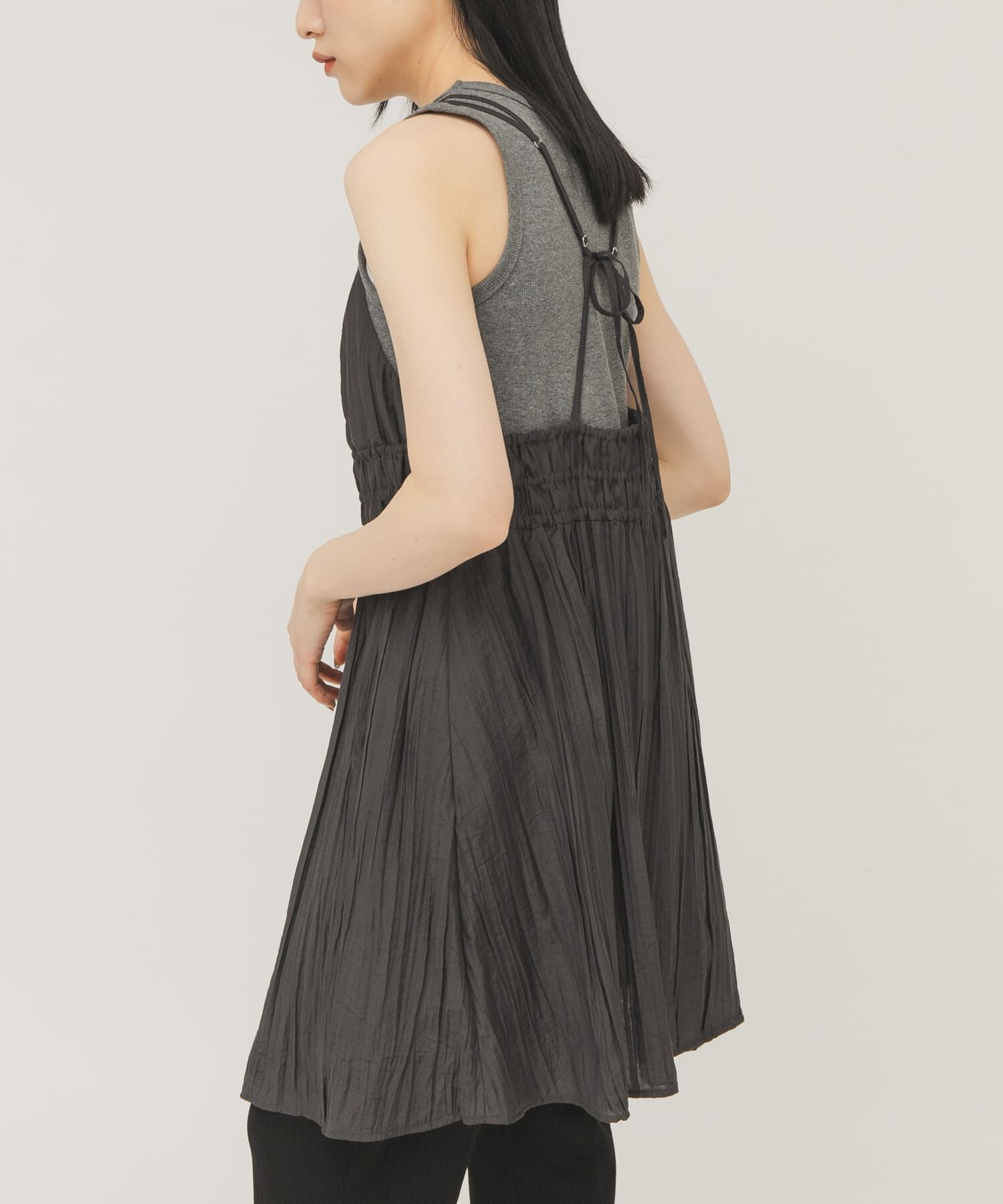  「リンクルミニキャミワンピース」|ワンピース|