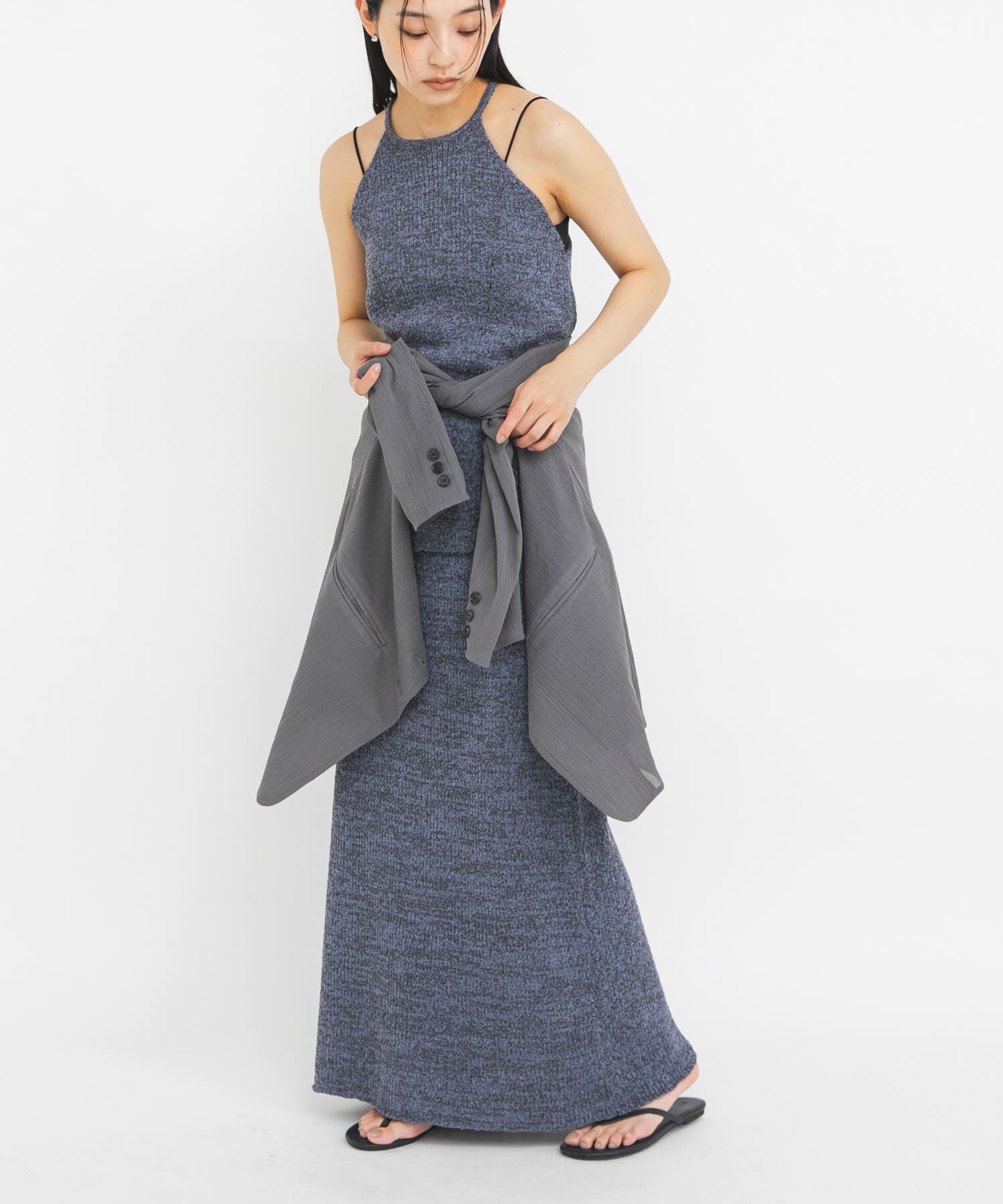  「メランジRIBタンクトップ」|タンクトップ|