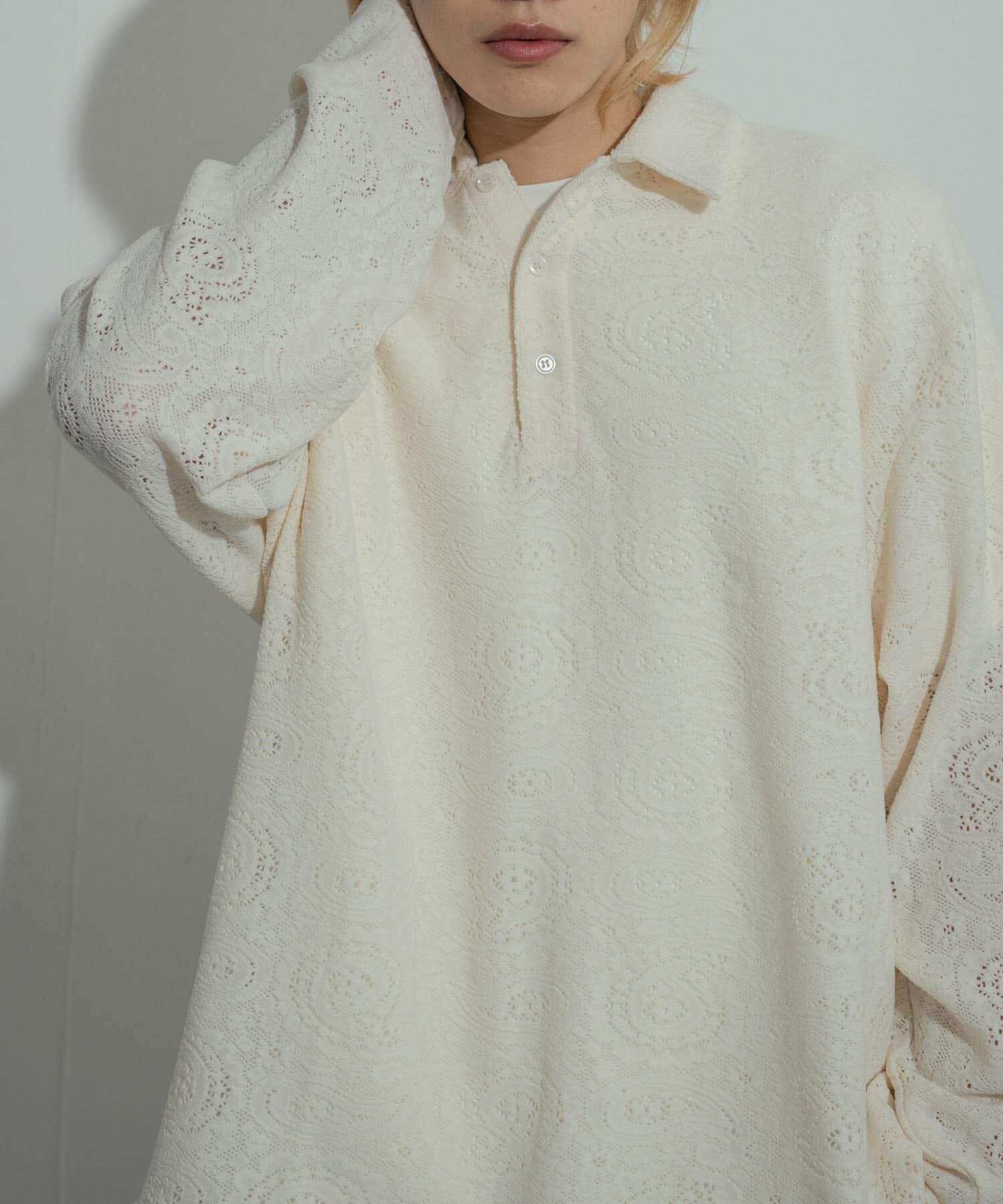 SENSE OF PLACE by URBAN RESEARCH「シアーペイズリーポロシャツ」|ポロシャツ|