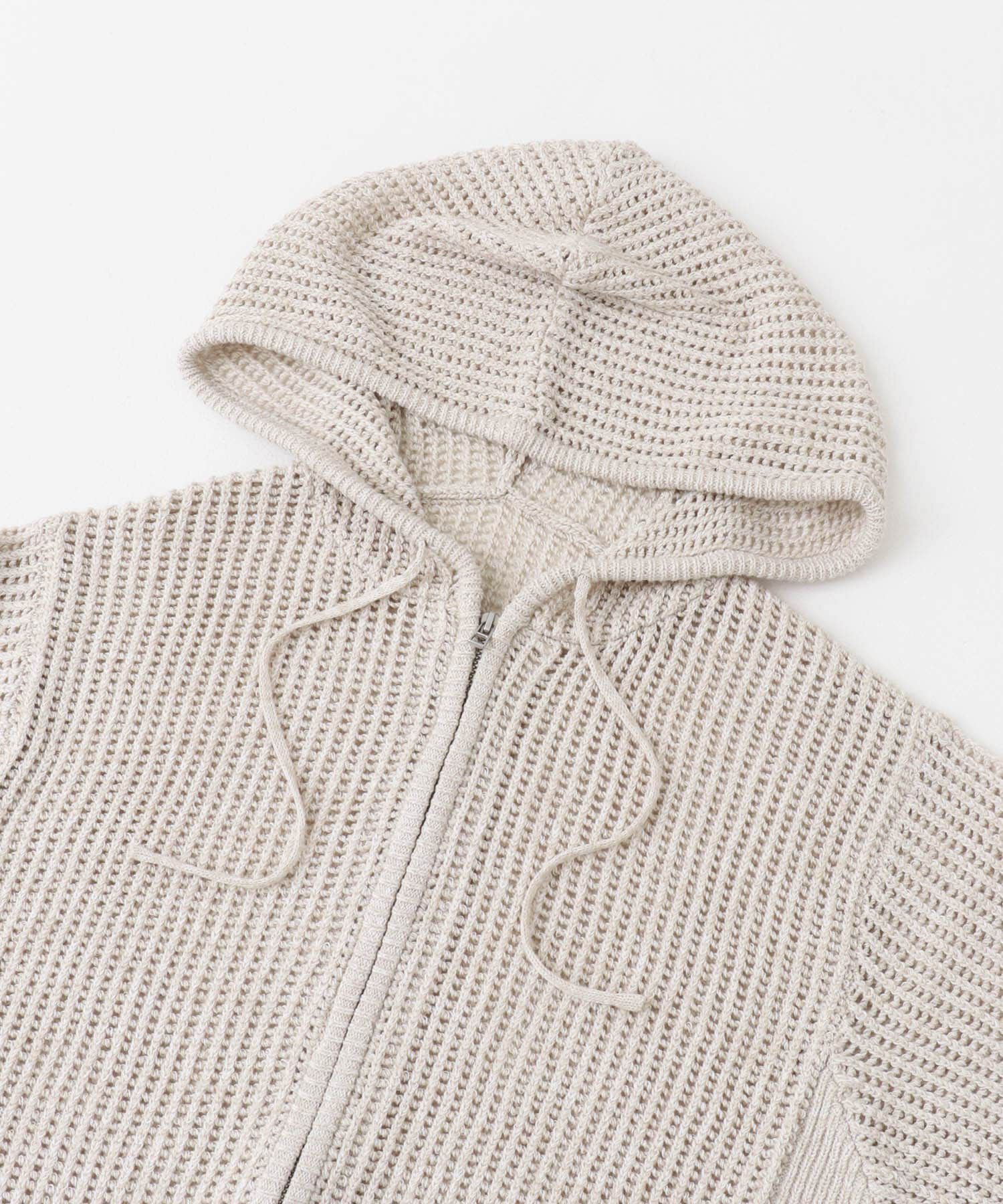 SENSE OF PLACE by URBAN RESEARCH「シアーメッシュフーディージップパーカー」|パーカー|