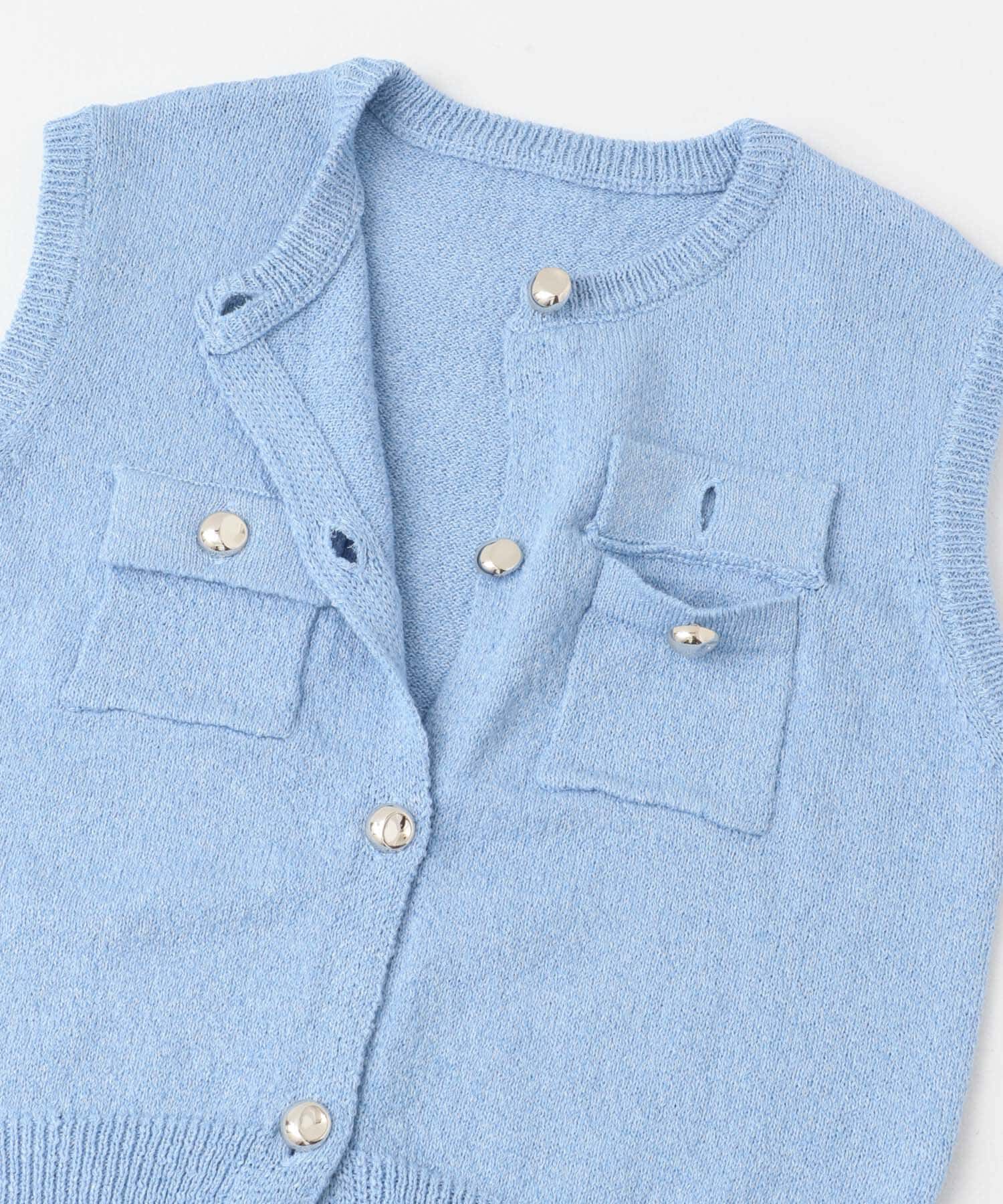 SENSE OF PLACE by URBAN RESEARCH「メタルボタンポケットベスト」|ベスト・ジレ|