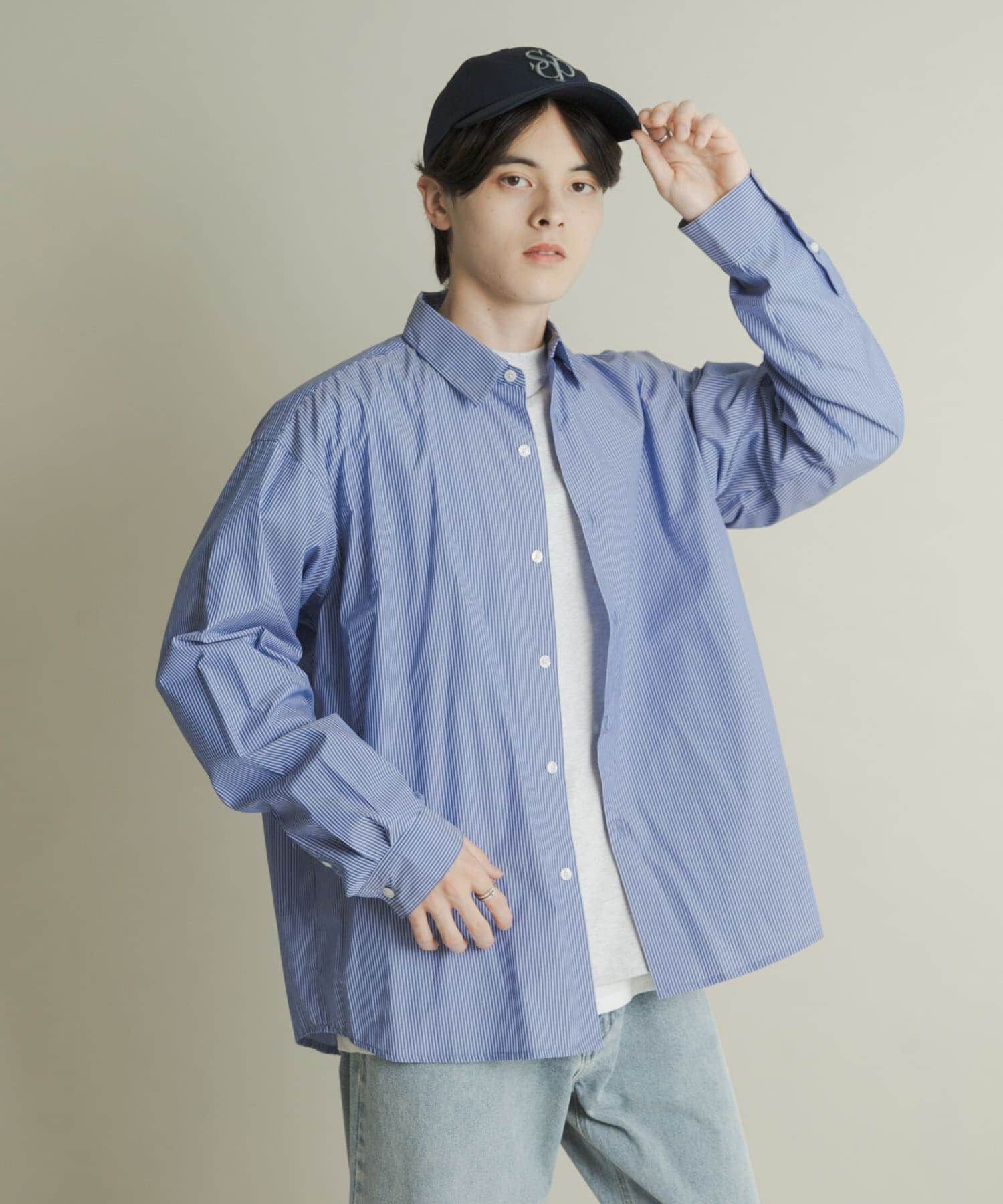 SENSE OF PLACE by URBAN RESEARCH「『WEB/一部店舗限定』コンフォートレギュラーカラーシャツ」|シャツ・ブラウス|