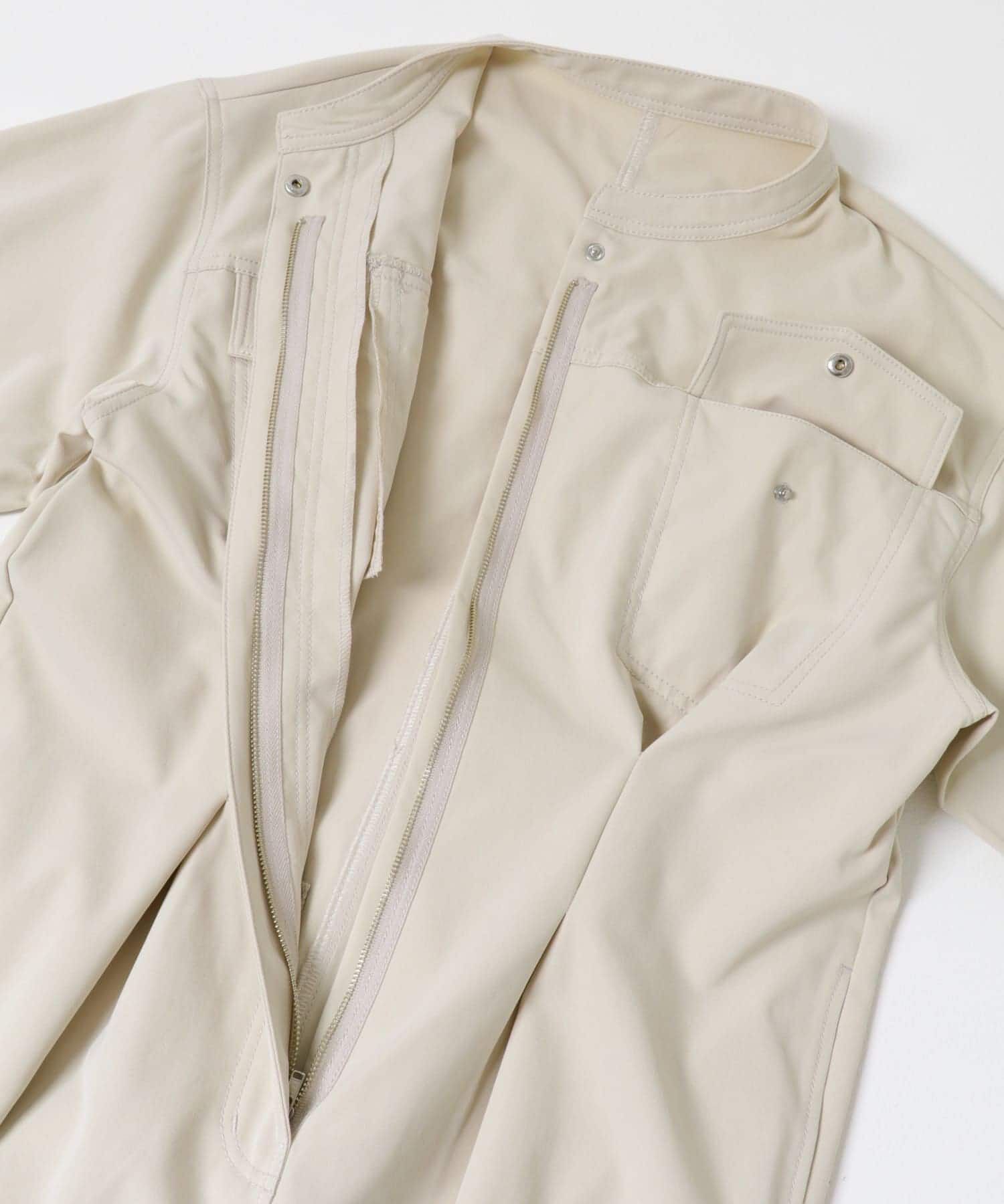 SENSE OF PLACE by URBAN RESEARCH「ノーカラーウエストタックジャンプスーツ」|ワンピース|