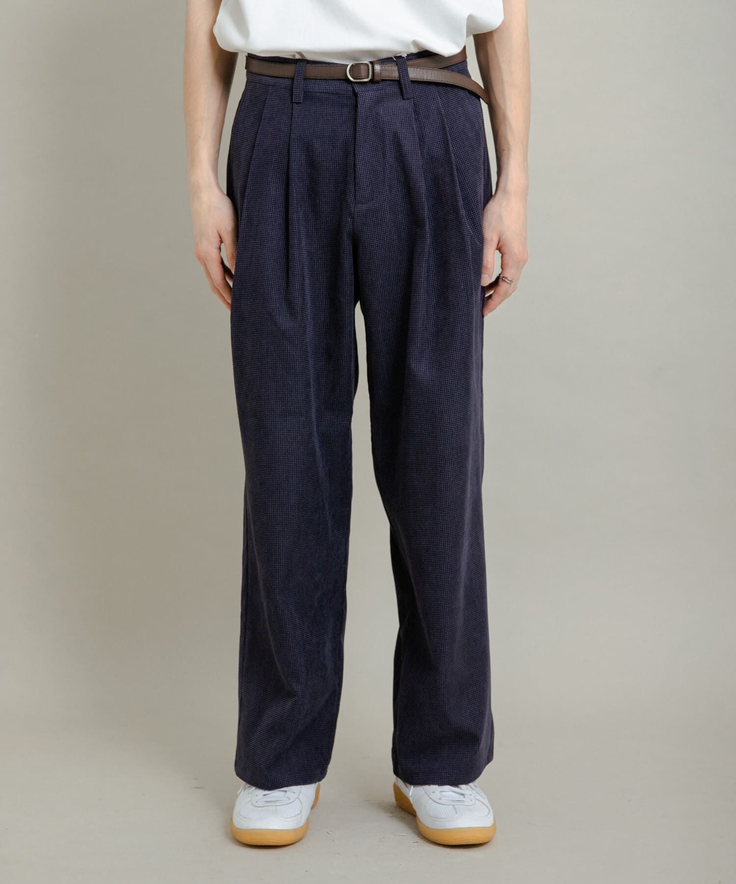 SENSE OF PLACE by URBAN RESEARCH「ブロックコーデュロイワイドスラックス」|その他|