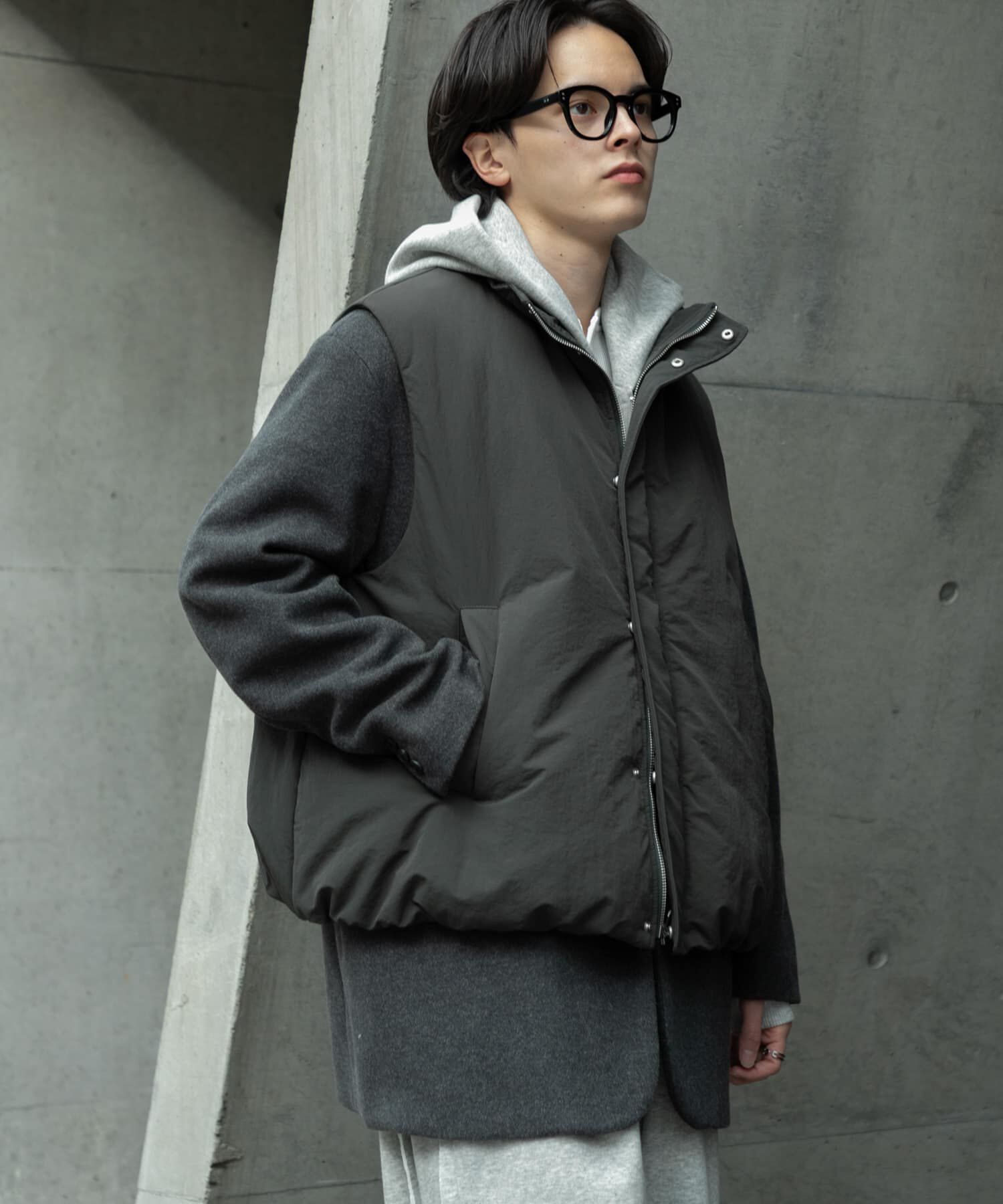 SENSE OF PLACE by URBAN RESEARCH「ナイロンユーティリティーベスト」|ダウンベスト・ベスト|