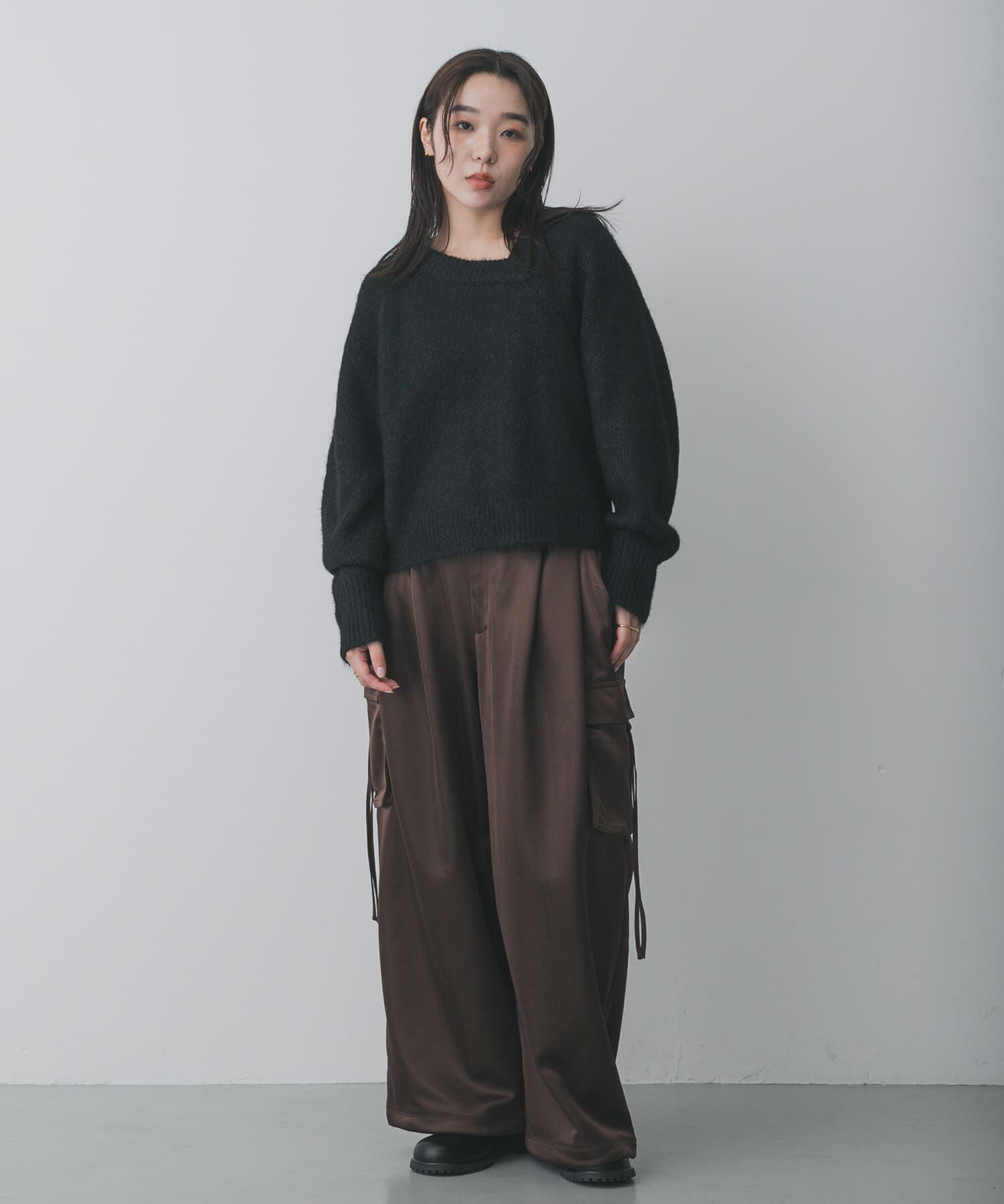 SENSE OF PLACE by URBAN RESEARCH「アシメネックニット」|ニット・セーター|