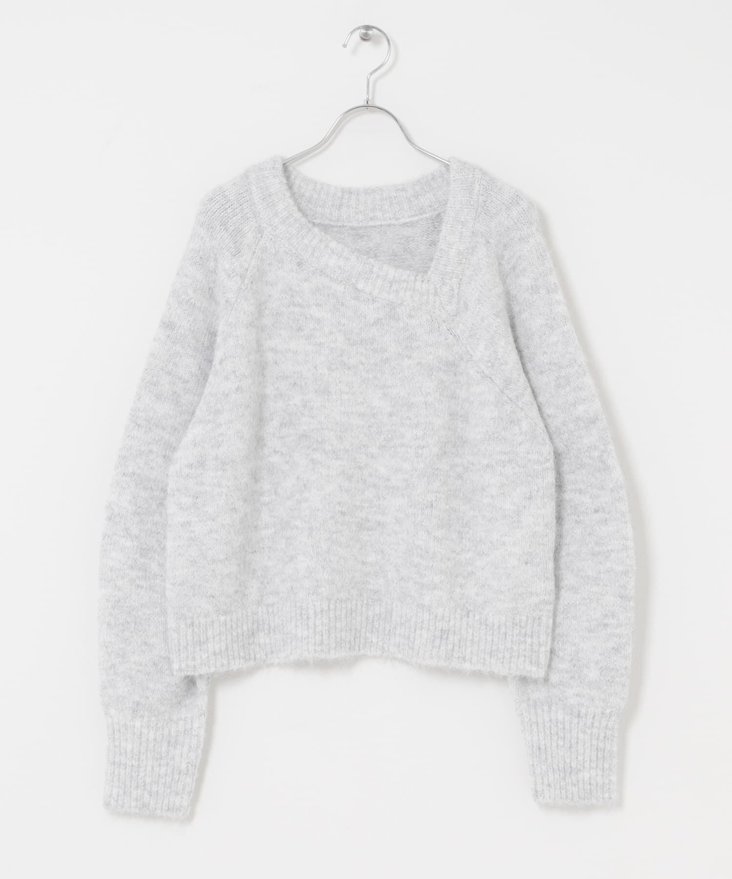 SENSE OF PLACE by URBAN RESEARCH「アシメネックニット」|ニット・セーター|