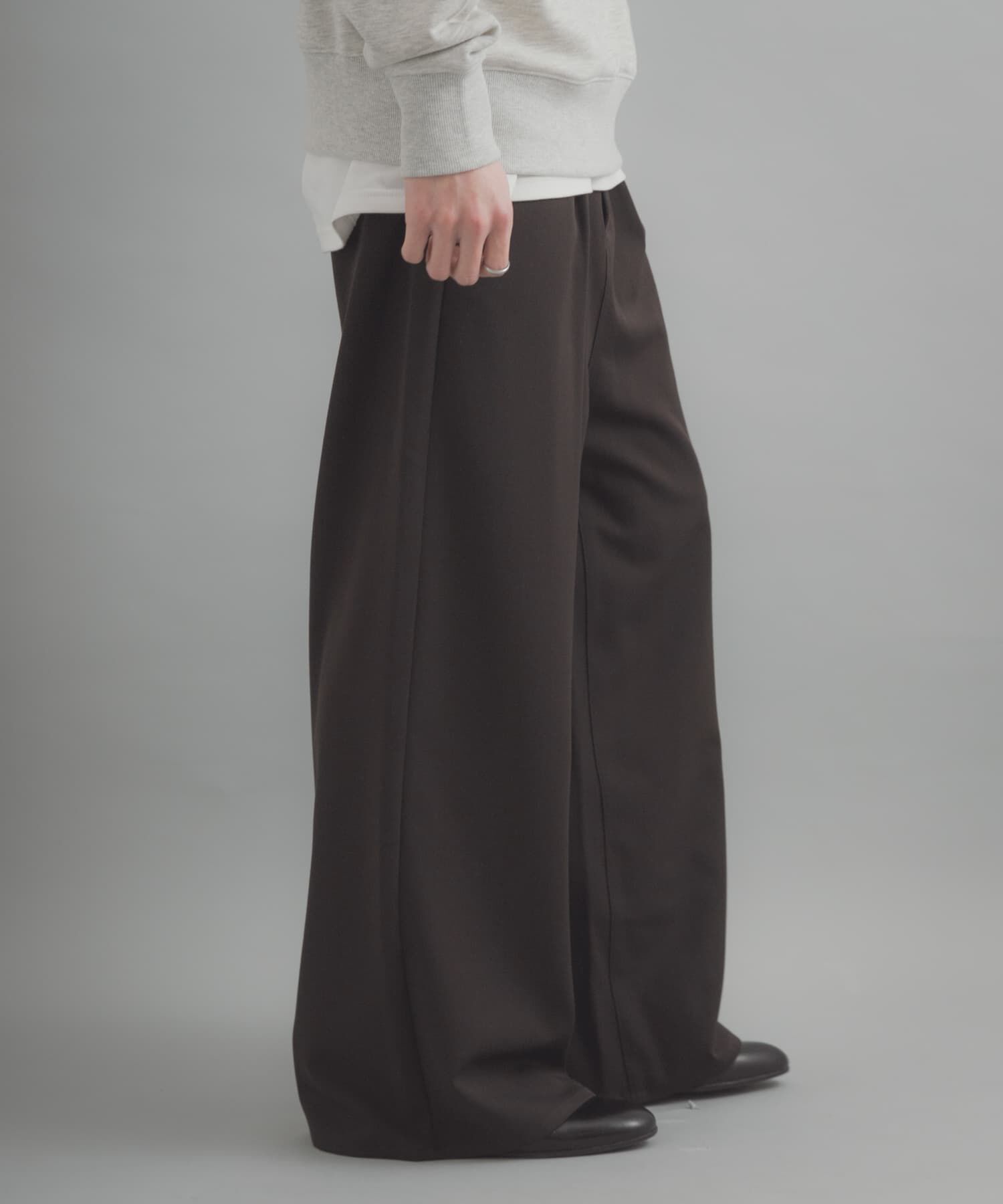 SENSE OF PLACE by URBAN RESEARCH「ラウンドポケットワンタックワイドスラックス」|その他|