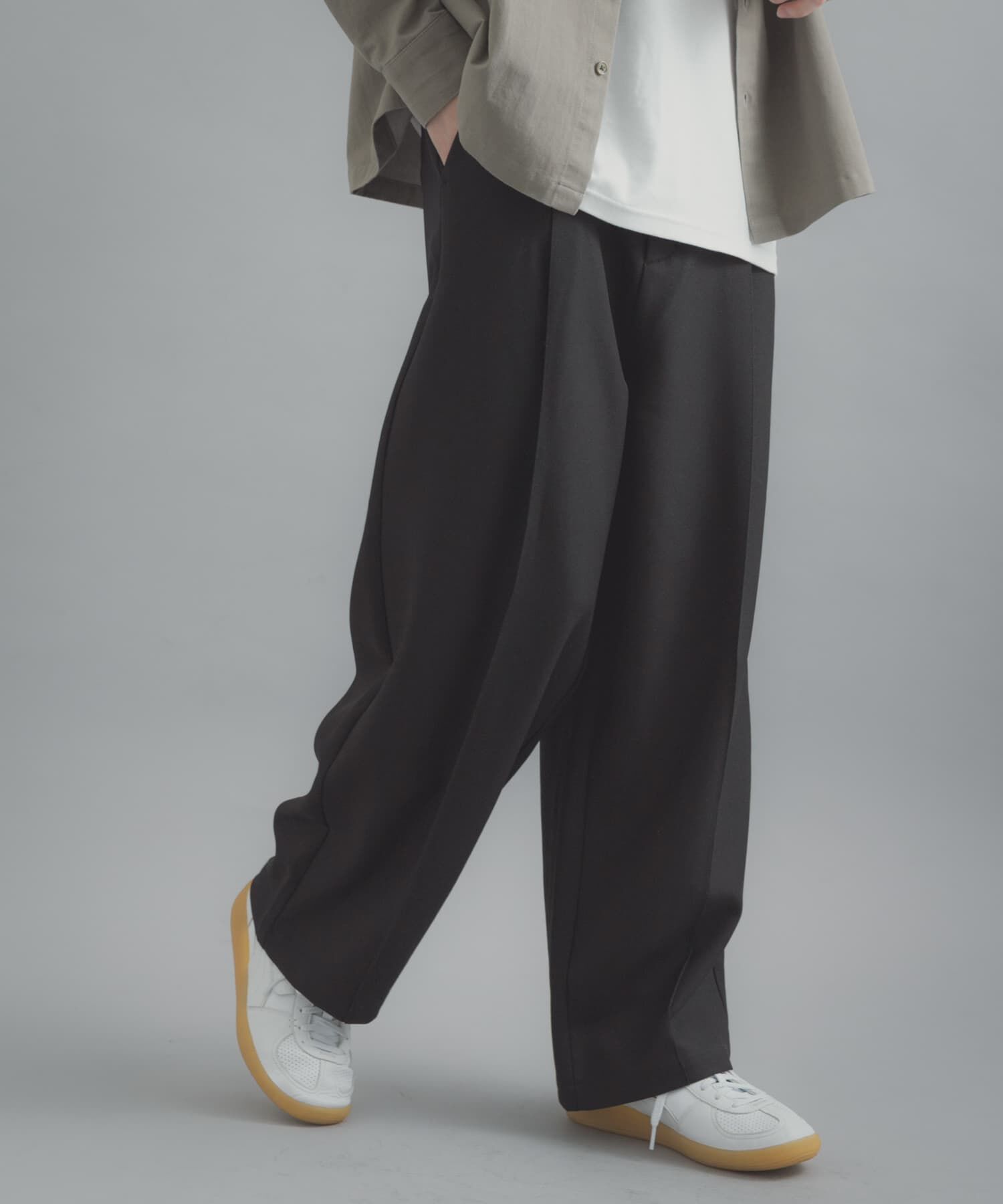 SENSE OF PLACE by URBAN RESEARCH「『撥水/防花粉』SKINProofタックワイドパンツ」|その他|