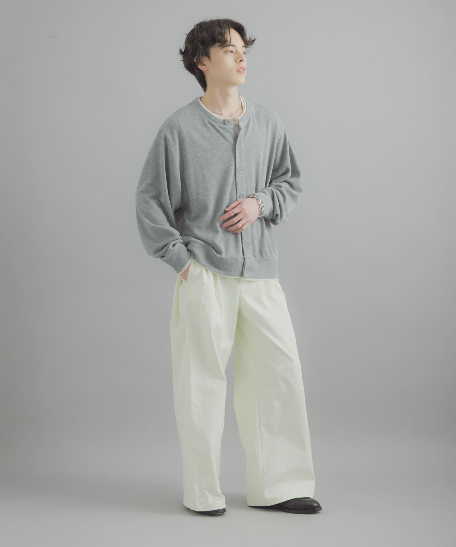 SENSE OF PLACE by URBAN RESEARCH「フェイクレイヤードクルーネックカーディガン」|カーディガン|