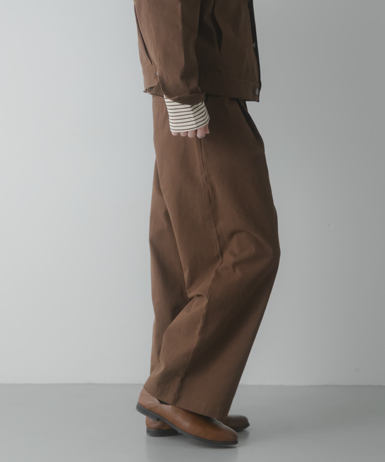 SENSE OF PLACE by URBAN RESEARCH「コットンツイルタックワイドパンツ」|その他|