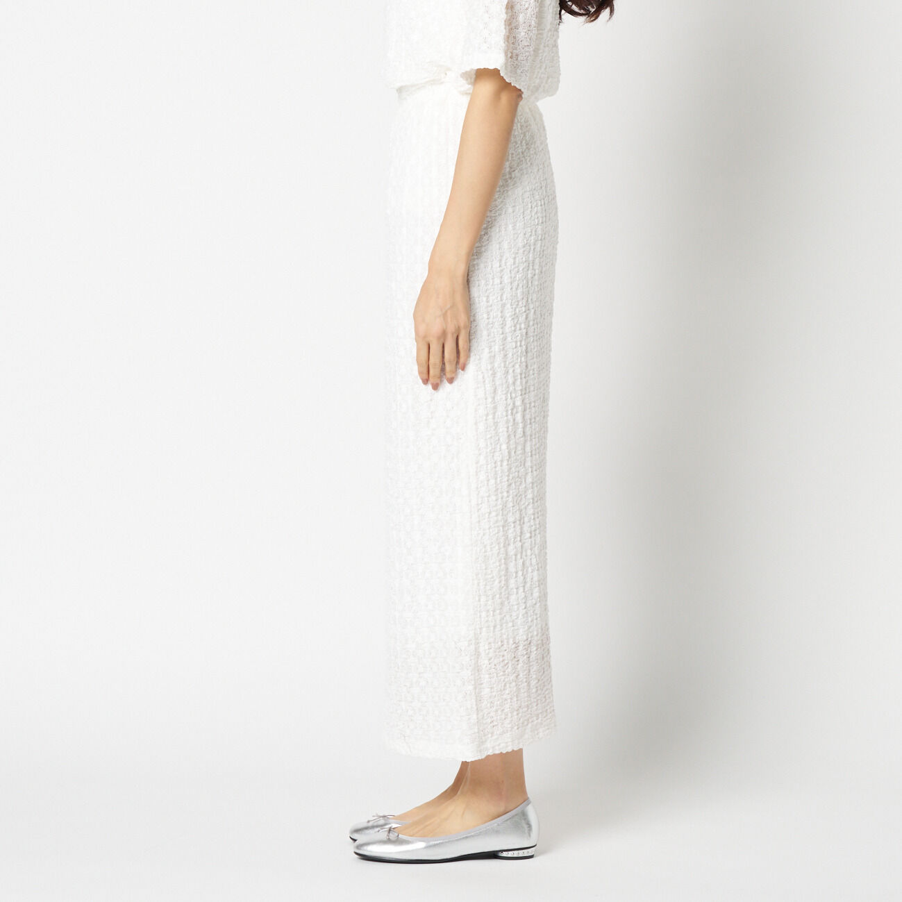 HELIOPOLE「HELIOPOLE STRETCH LACE TIGHT SKIRT」|スカート|