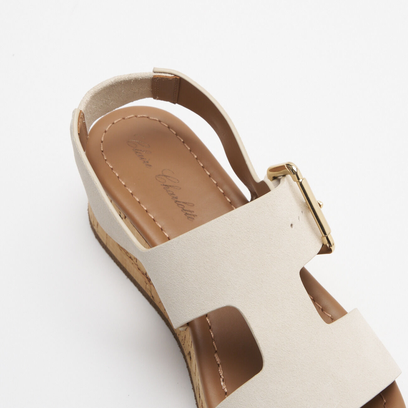  「Claire Charlotte SUEDE CORK SOLE SANDAL」|その他|