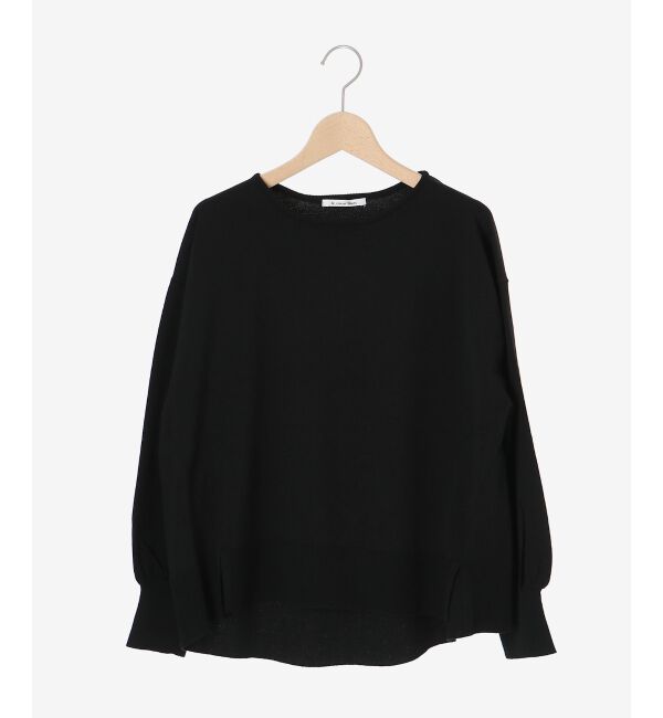 le.coeur blanc「《手洗い可能》ボリュームスリーブニットプルオーバー」|ニット・セーター|