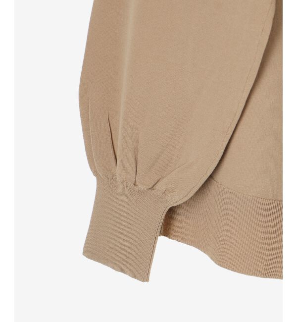 le.coeur blanc「《手洗い可能》ボリュームスリーブニットプルオーバー」|ニット・セーター|