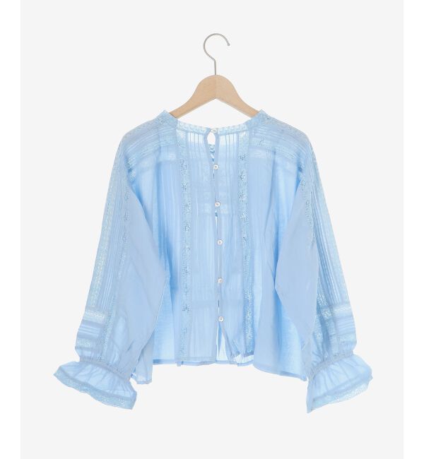  「《手洗い可能》Fanakaリバーレースブラウス」|シャツ・ブラウス|