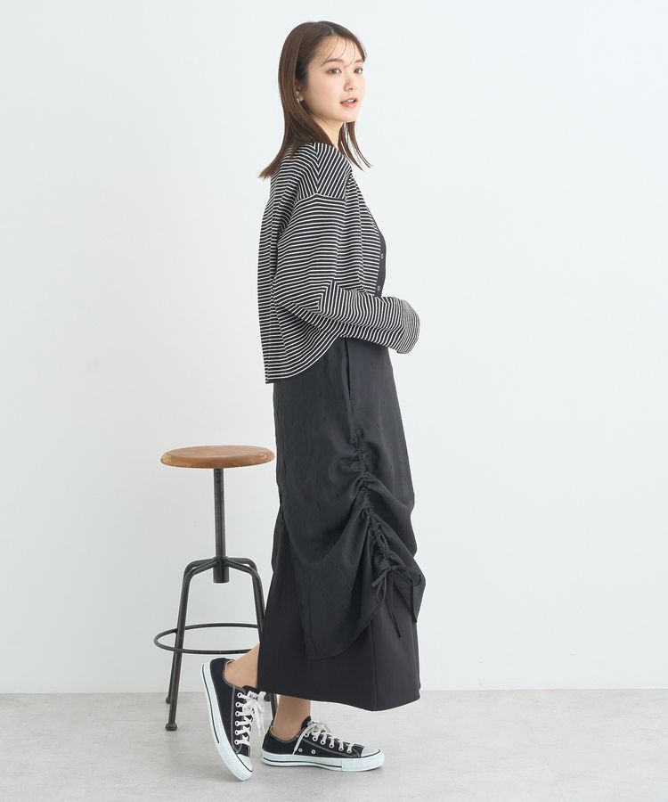 earth music&ecology「SET2点リブアンサンブル」|カーディガン|