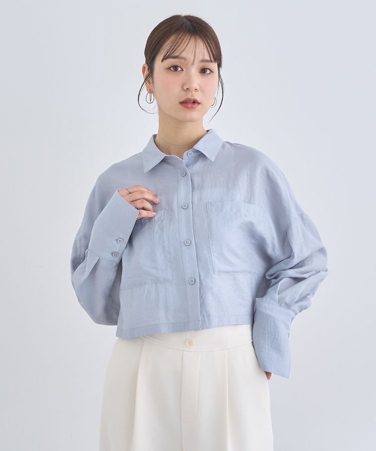 earth music&ecology「Wポケットショートシャツ」|シャツ・ブラウス|