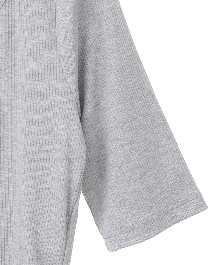 earth music&ecology「レースレイヤードリブプルオーバー」|Tシャツ・カットソー|