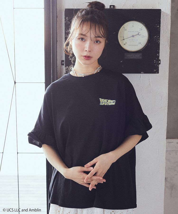 earth music&ecology「Back to the Future/emae フリルT」|Tシャツ・カットソー|