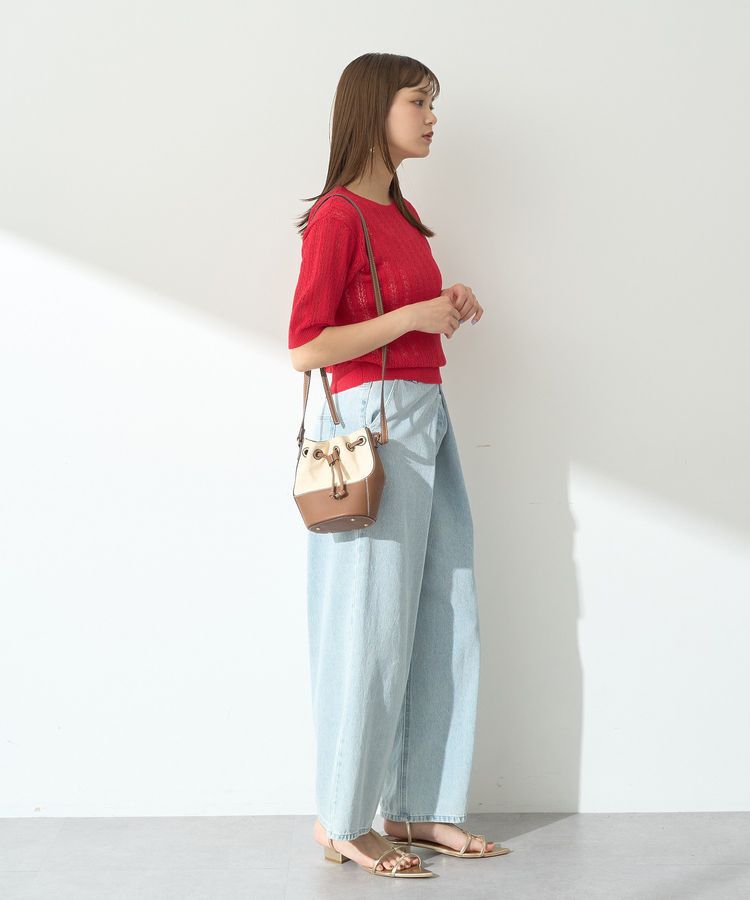 earth music&ecology「透かしニットプルオーバー」|ニット・セーター|