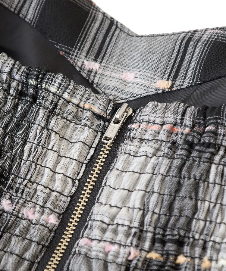 earth music&ecology「チェックパターンバルーンキャミビスチェ」|ベスト・ジレ|